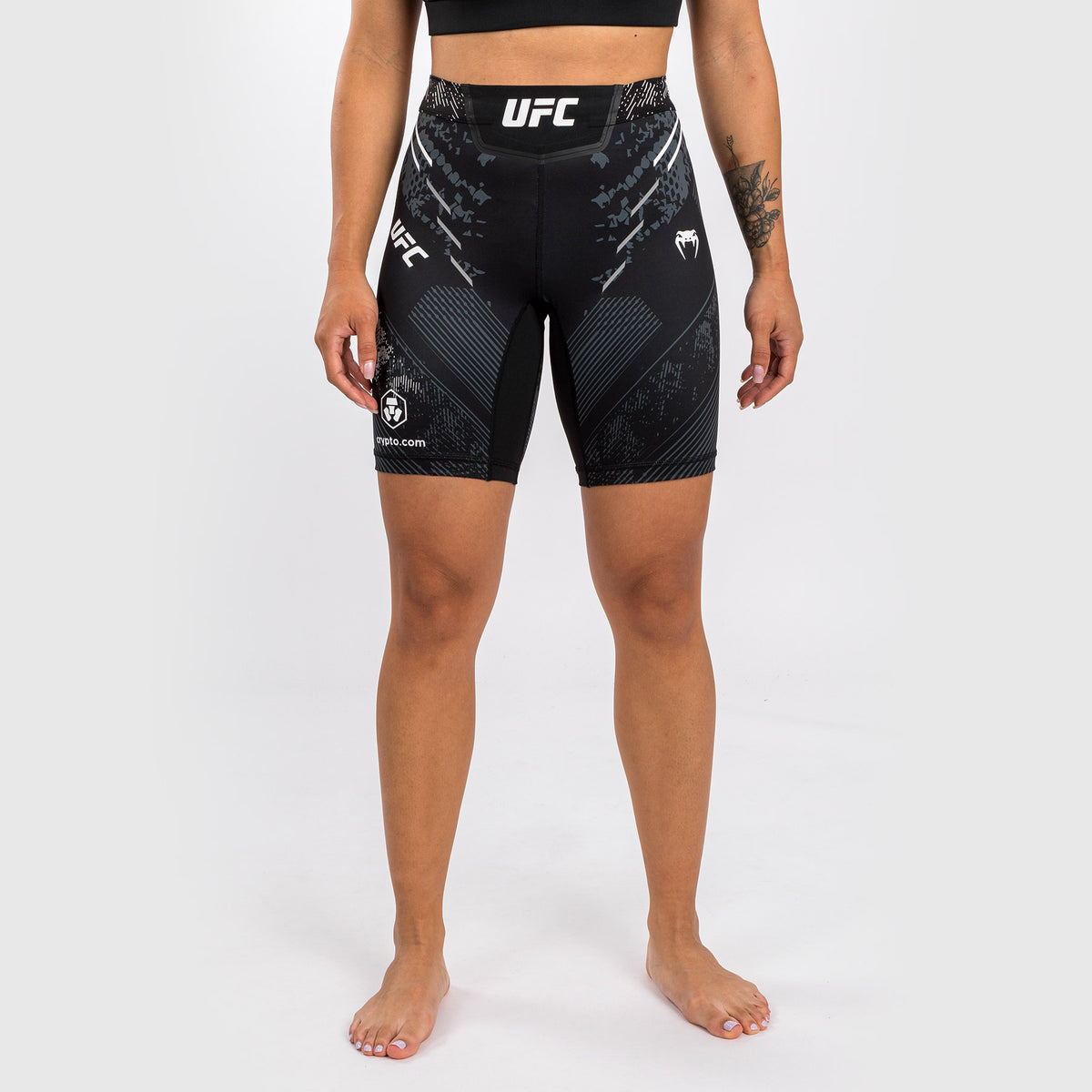 Short de compression Long Fit pour Femmes UFC Adrenaline by Venum Authentic Fight Night - Noir - product-type_Shorts de compression