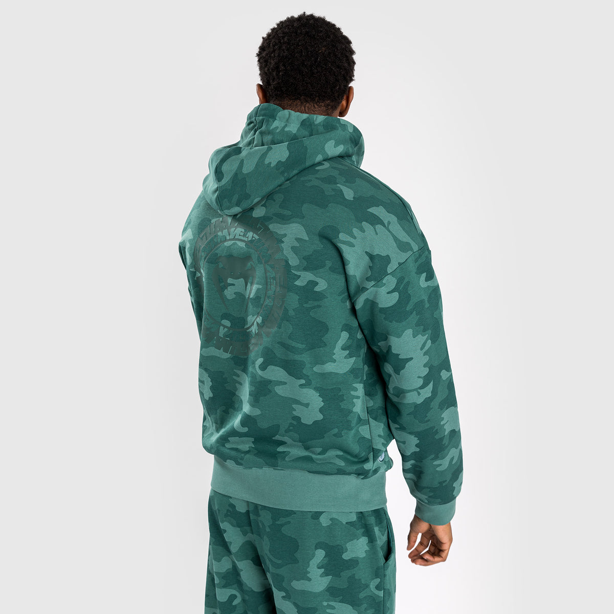 Sweat À Capuche pour Hommes Venum Vortex XL - Camouflage Turquoise - product-type_Sweatshirts