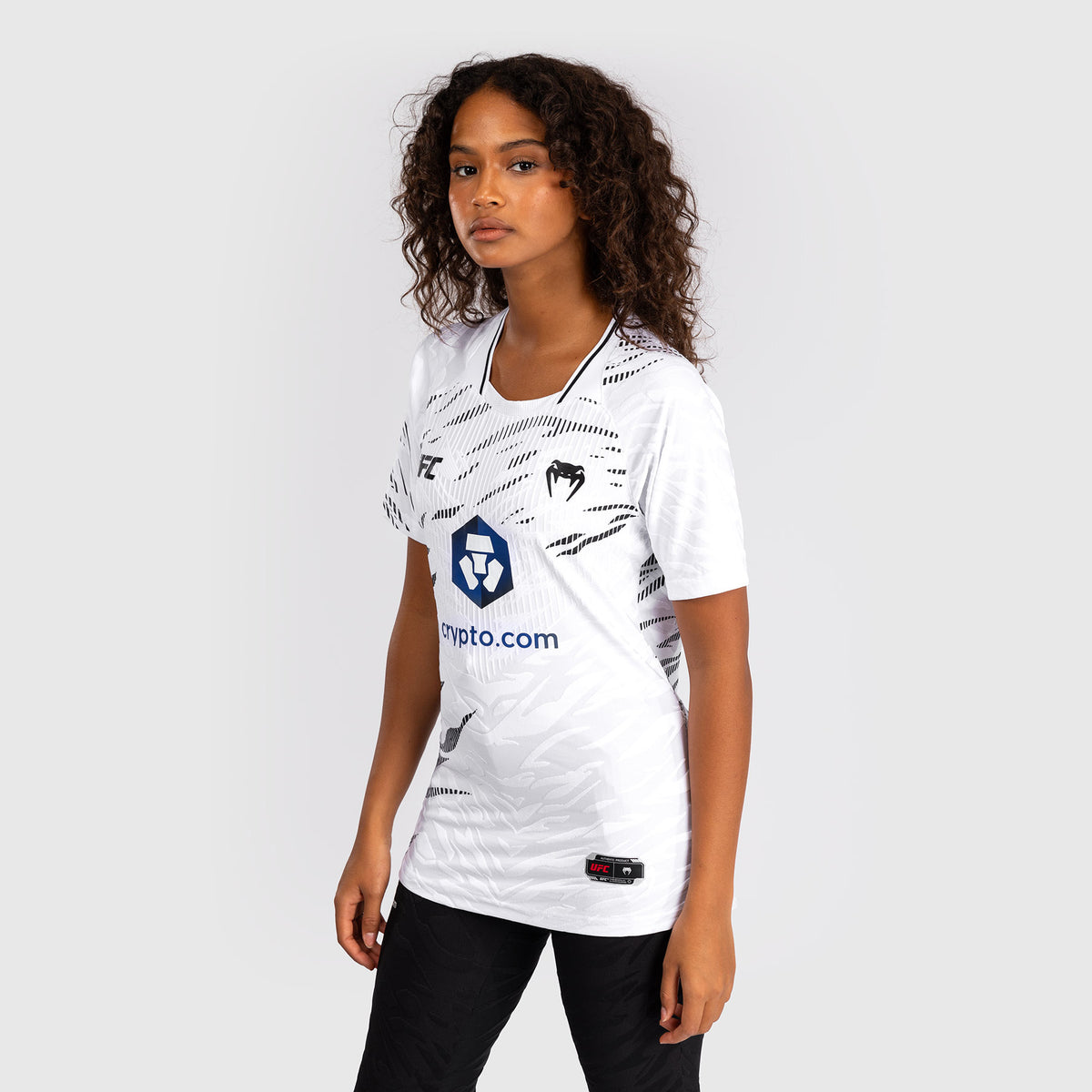 T-shirt Dry-Tech pour Femmes UFC Fusion by Venum Personnalisé Authentic Fight Night - Blanc - product-type_T-Shirts Dry Tech