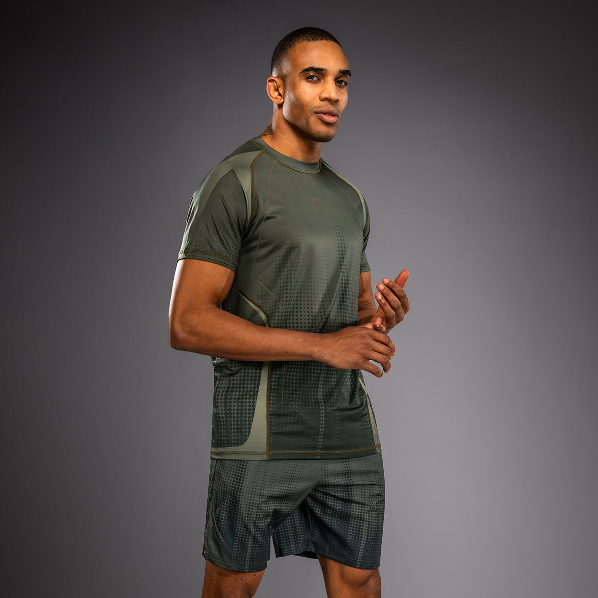 T-shirt Dry Tech Venum Stealth – Kaki/Vert Foncé - product-type_T-Shirts Dry Tech