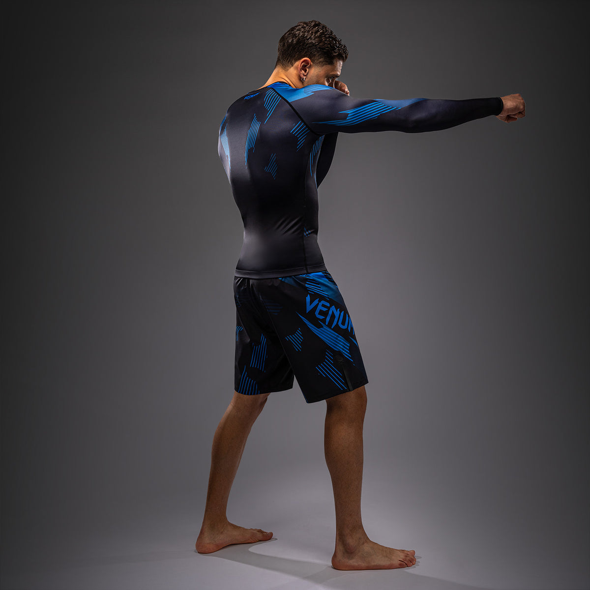 Rashguard à Manches Longues Venum No-Gi 6.0 - Noir/Bleu - product-type_T-Shirts de Compression