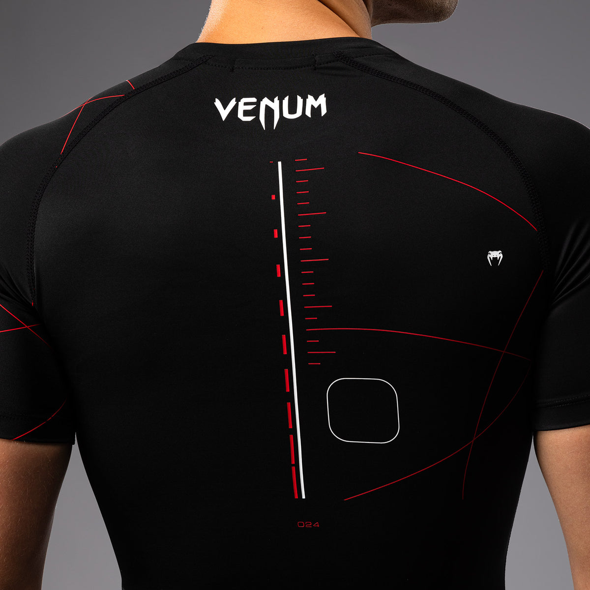 Rashguard Manches Courtes Venum Tactical XT- Noir/Rouge Feu - product-type_T-Shirts de Compression