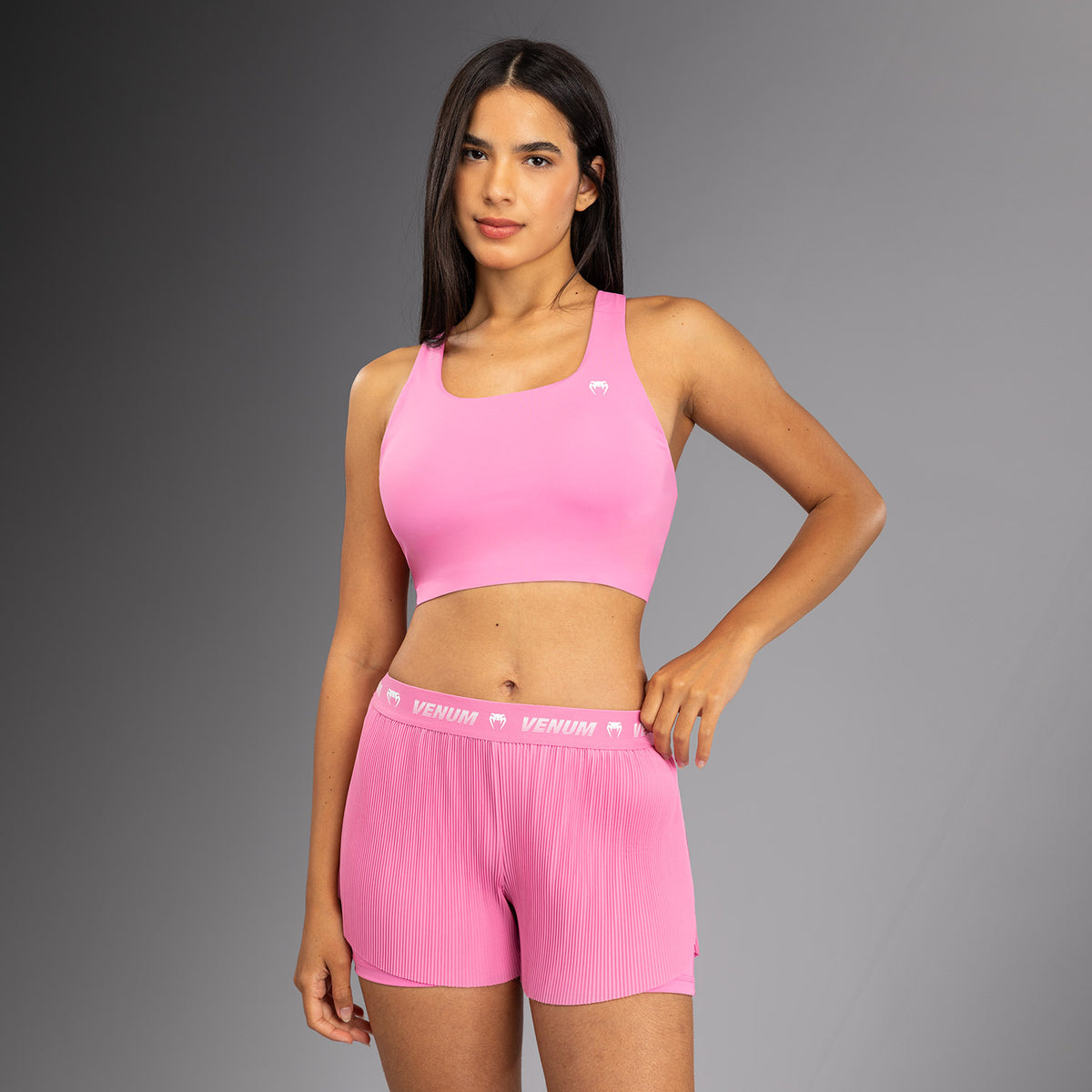 Brassière de Sport pour Femmes Venum Essential X - Rose Bonbon - product-type_Brassières de sport