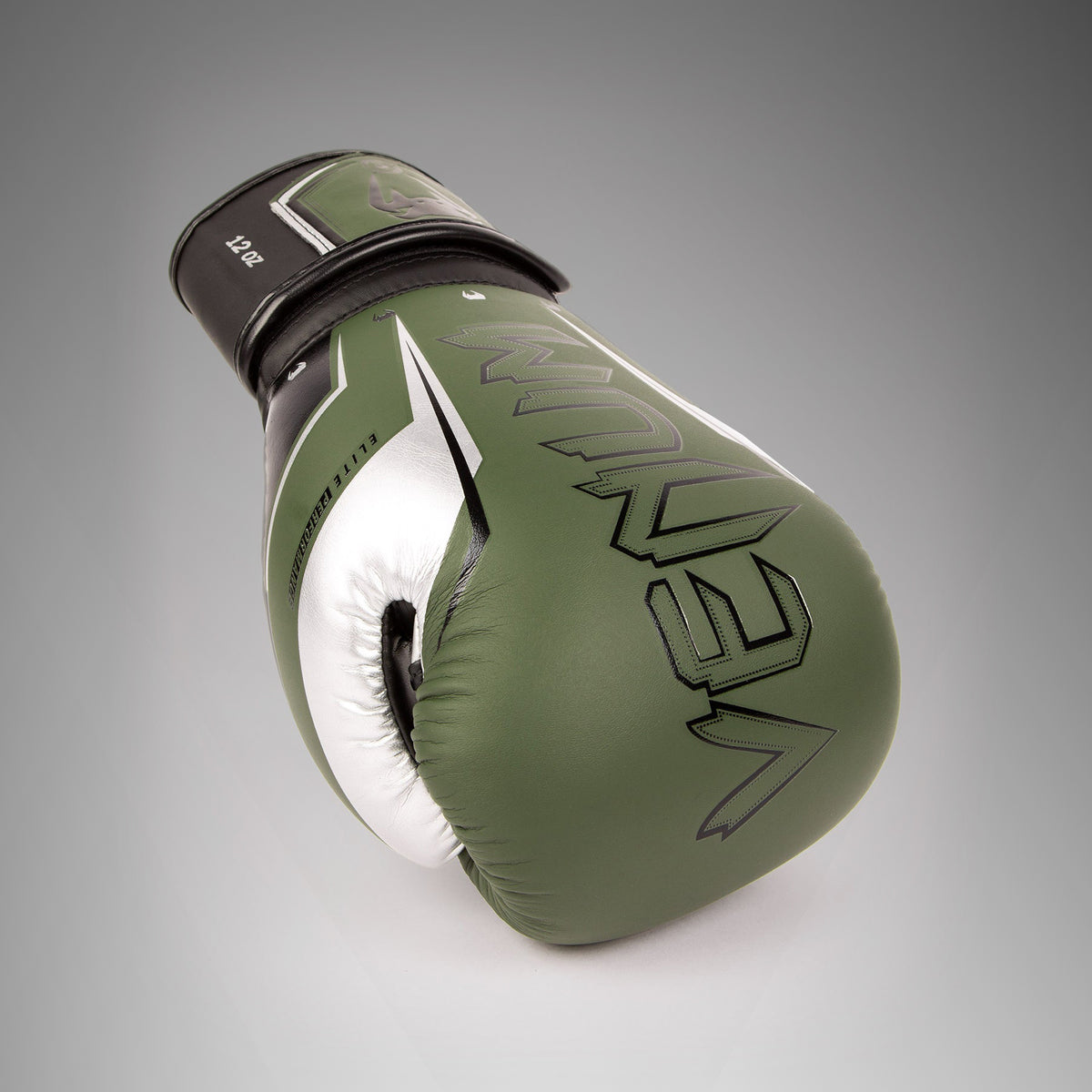 Gants de Boxe Venum Elite Evo - Kaki/Argent - product-type_Gants de boxe