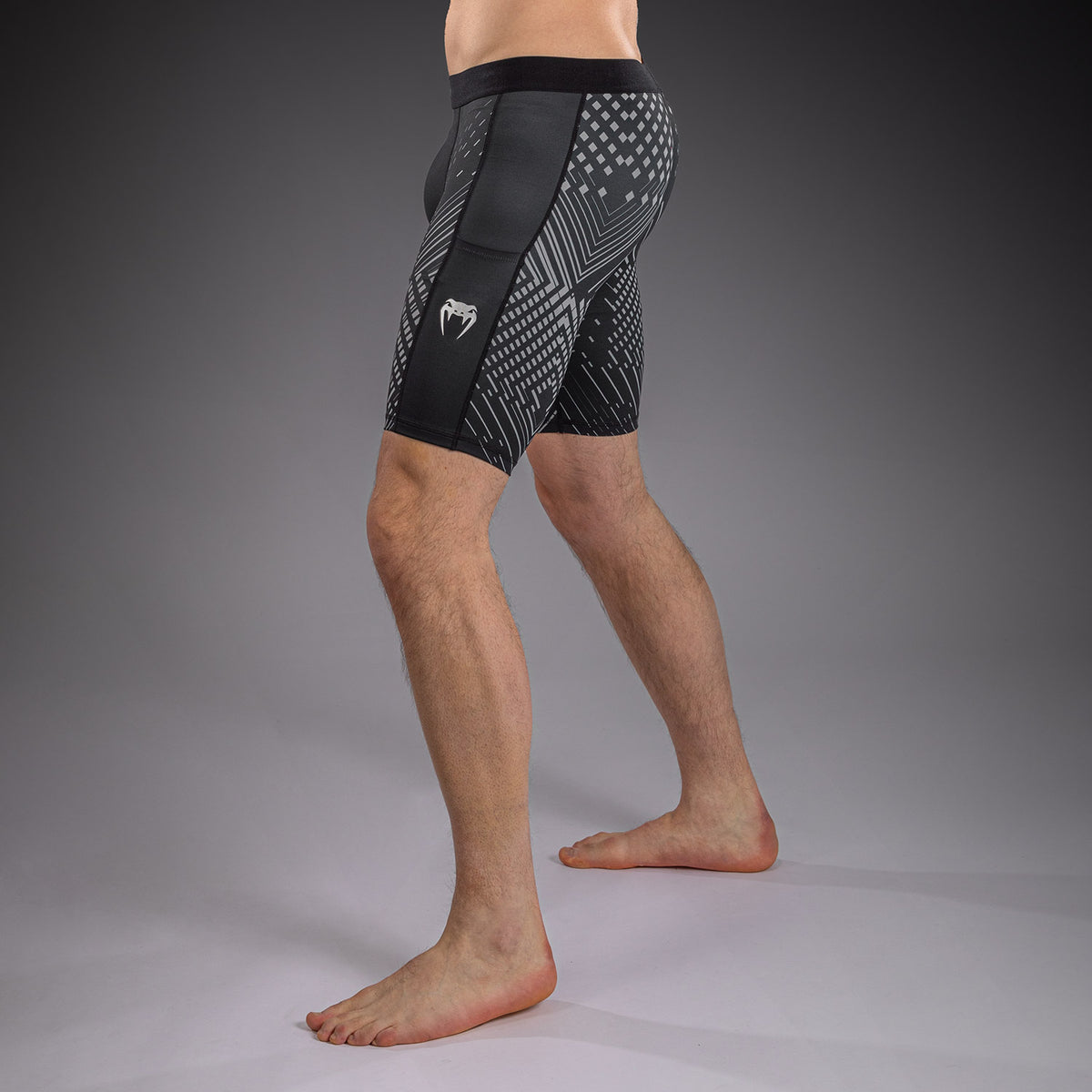 Short de Compression Venum Midnight Fury – Noir/Gris/Argent - product-type_Shorts de compression