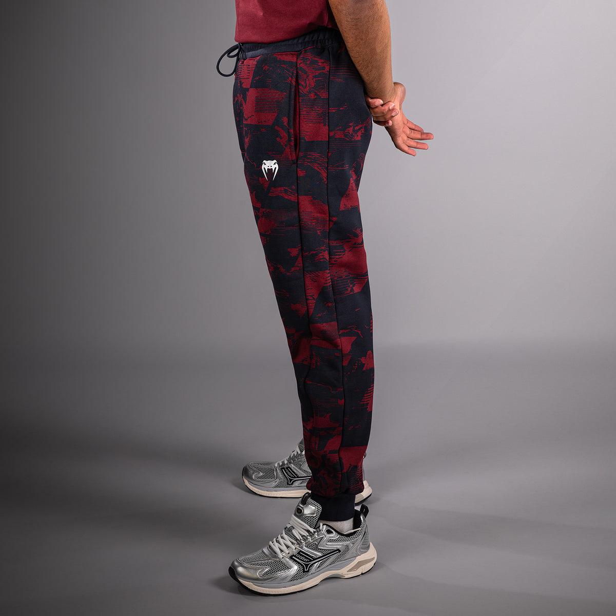 Pantalon Homme UFC Zenith by Venum Authentic Fight Week - Bleu marine/Bordeaux/Argent - product-type_Pantalons de jogging