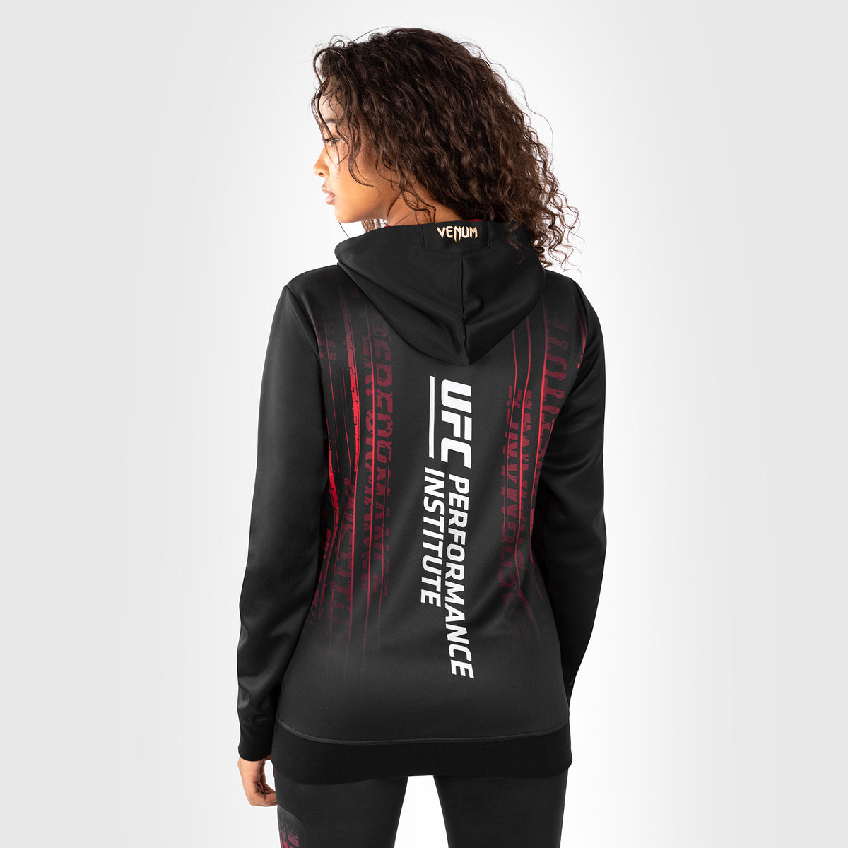 Veste à Capuche pour Femmes UFC Venum Performance Institute 2.0 - Noir/Rouge - product-type_Vestes