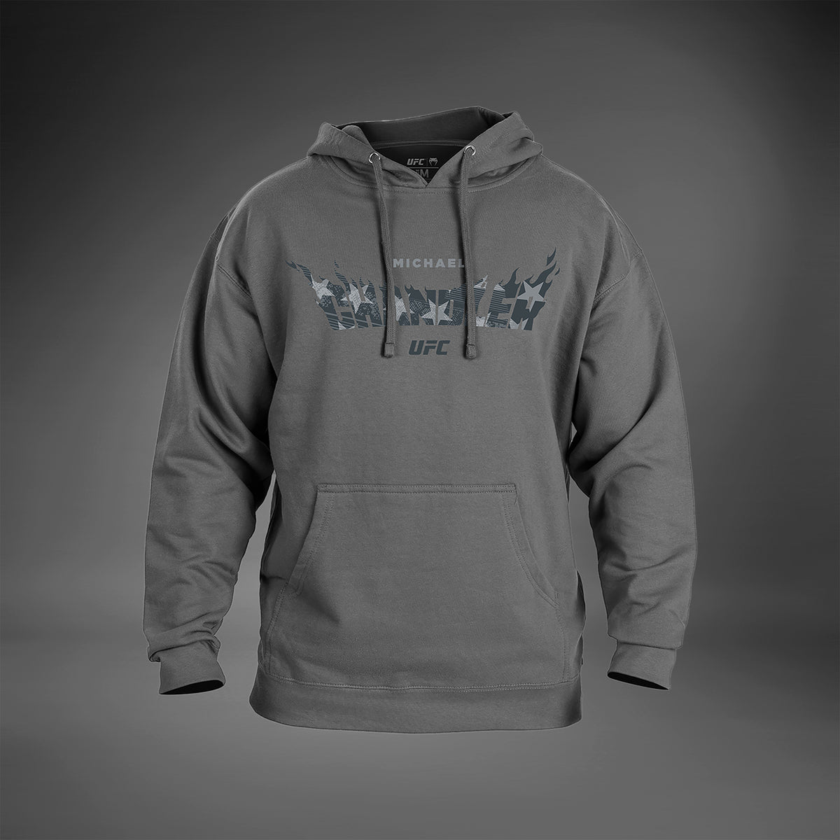 Sweatshirt à capuche pour Hommes UFC Unrivaled by Venum Michael Chandler - Gris Mélangé - product-type_Sweatshirts