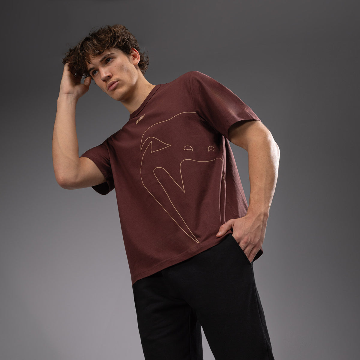 T-shirt Venum Giant Connect - Marron chocolat - product-type_T-Shirts