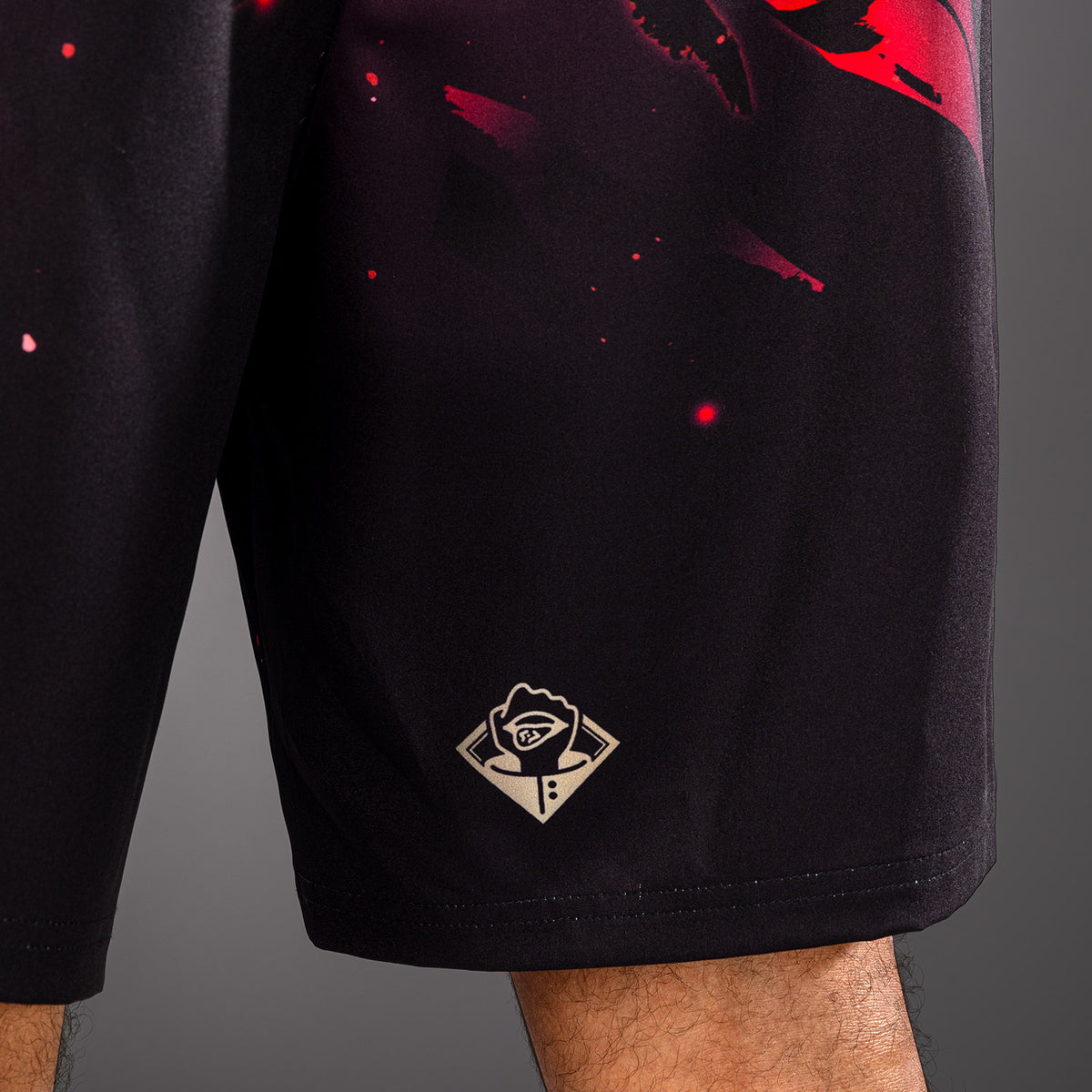 Short d’Entraînement Itadori Jujutsu Kaisen x Venum – Noir/Rouge - product-type_Shorts de training