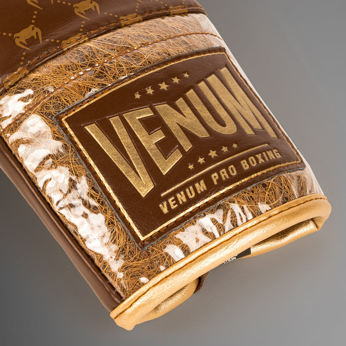 Gants de Boxe Pro avec Lacets Venum Coco Monogram - Marron Grizzly - product-type_Gants de boxe