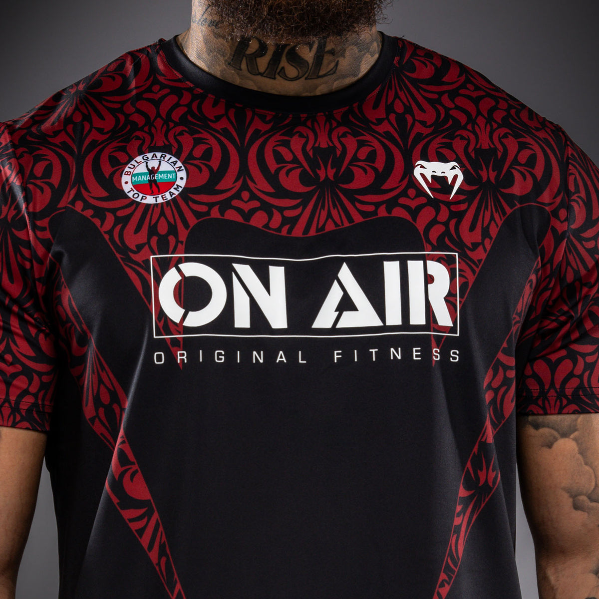 T-shirt Dry Tech Venum Bulgarian Top Team (BTT) – Noir/Rouge - product-type_T-Shirts Dry Tech