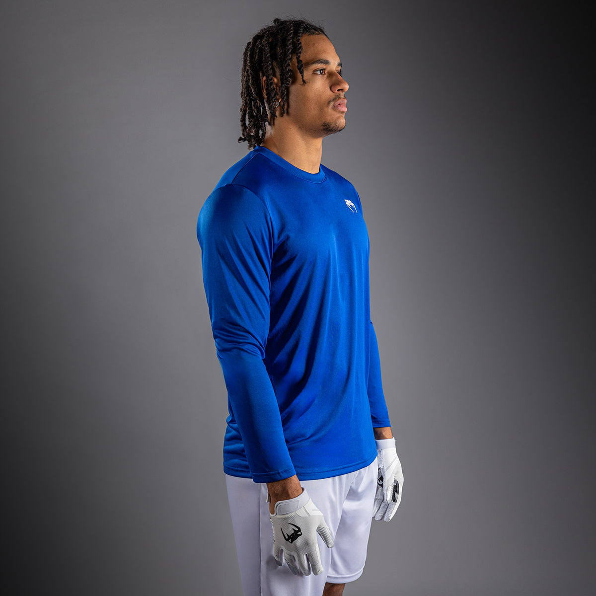 T-shirt à manches Longues Venum Lineup Performance - Bleu Royal/Blanc - product-type_T-Shirts Dry Tech
