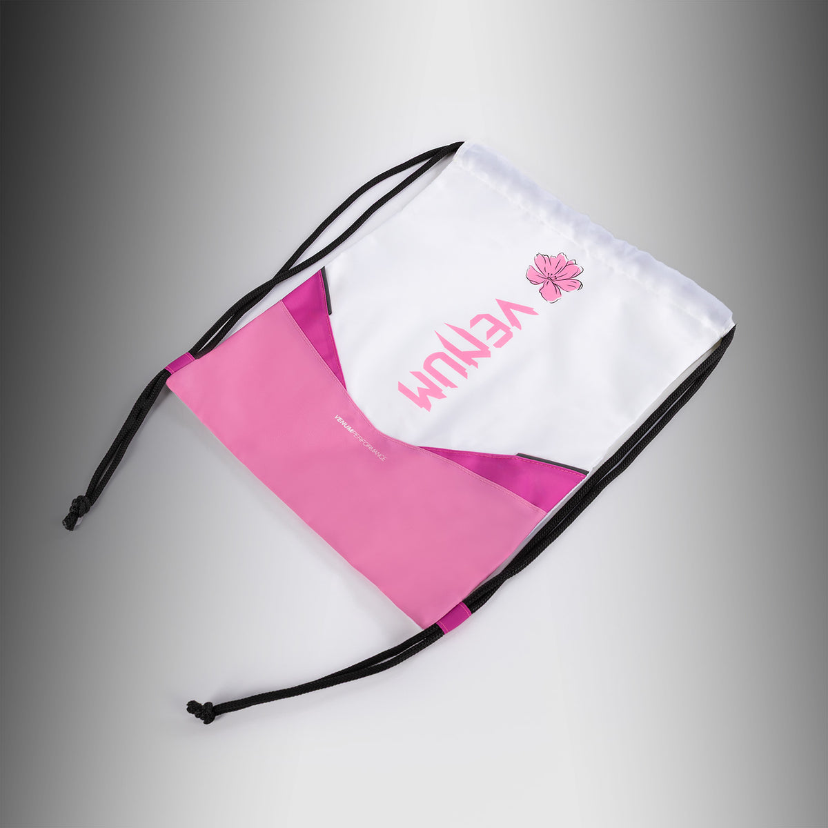 Sac à Cordon Venum Evo 2 Flower (10-15L) – Blanc/Rose Bonbon - product-type_Sacs de sport