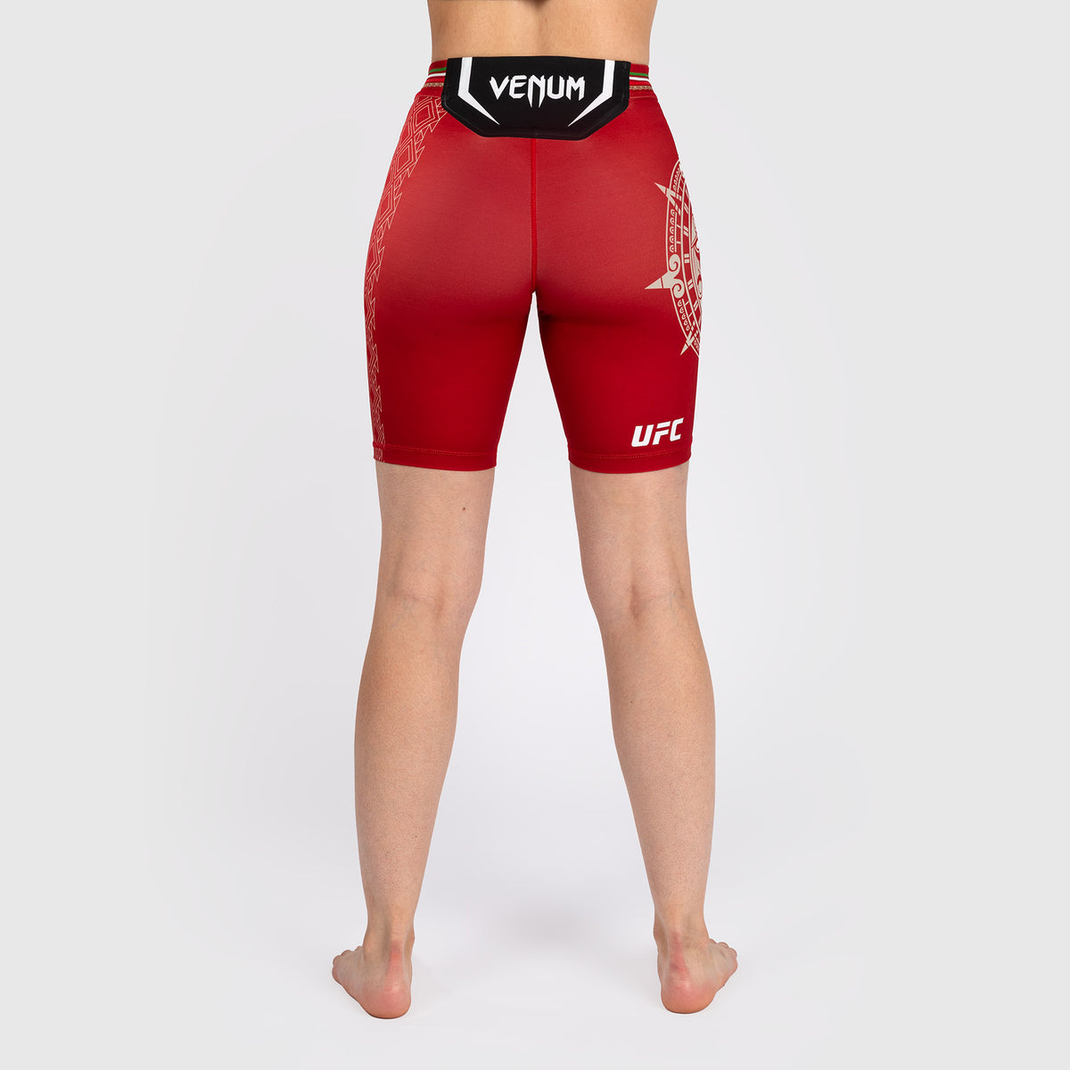Noche UFC by Venum Authentic Fight Night Short de compression pour Femmes - Coupe Longue - Rouge - product-type_Shorts de compression