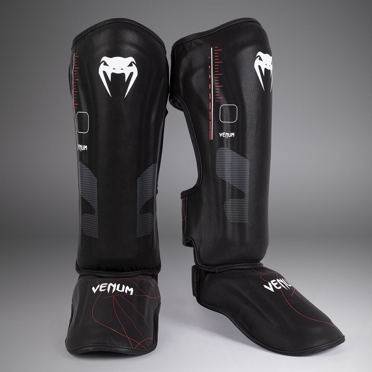 Protège-Tibias Venum Tactical XT- Noir/Rouge Feu - product-type_Protège-tibias