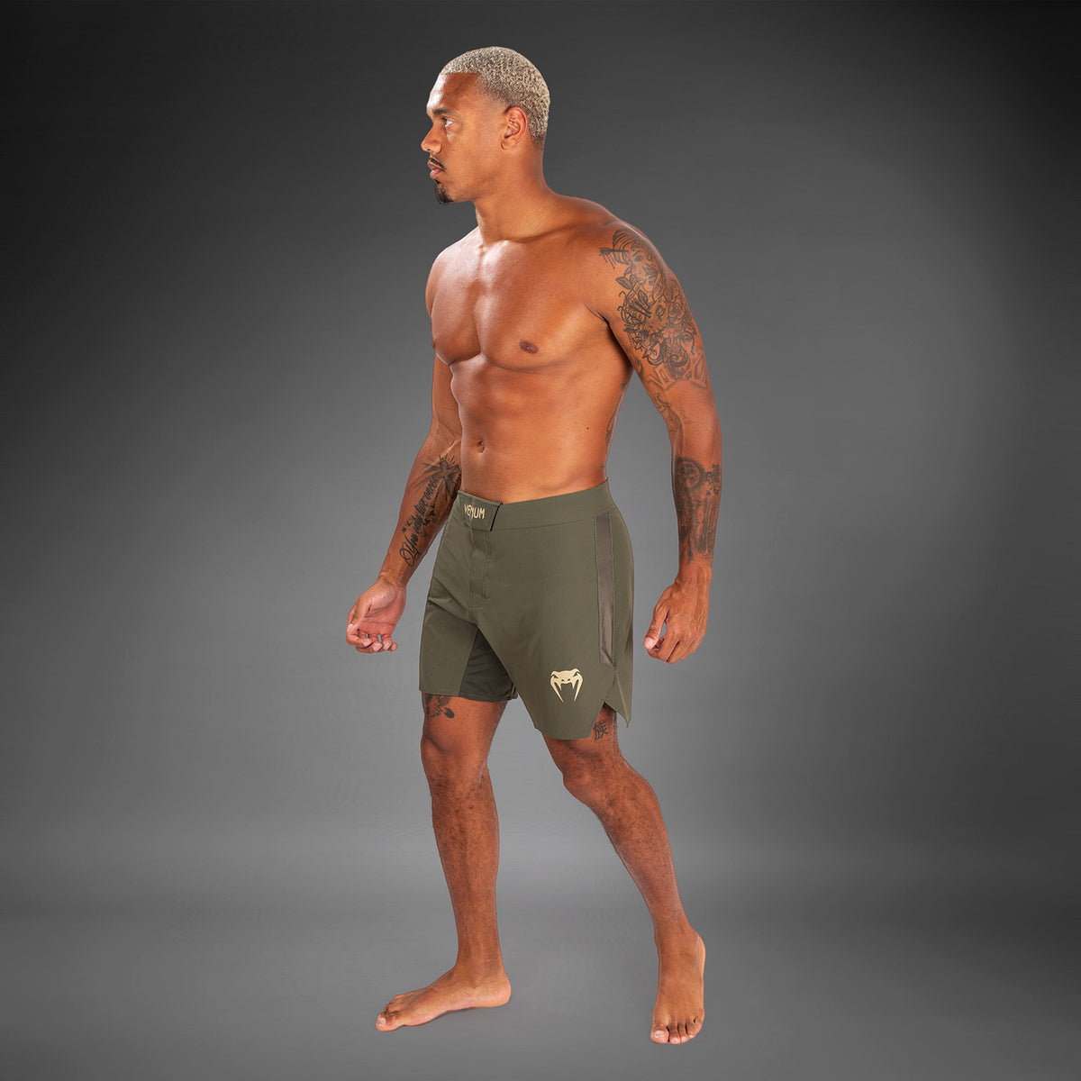 Short de combat pour homme Venum Contender - Kaki - product-type_Shorts de MMA