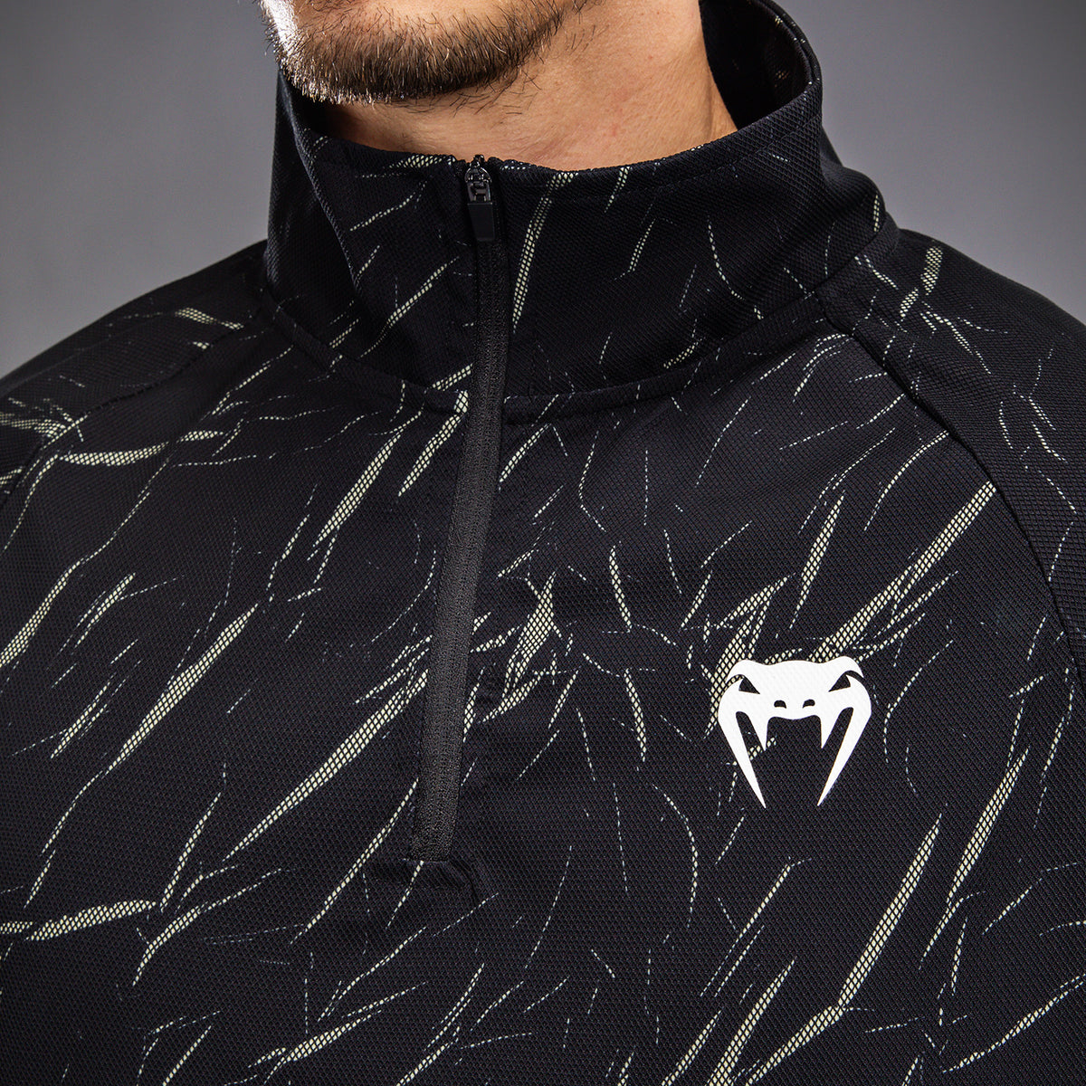 Veste de Survêtement Pour Hommes Venum Trooper - Noir/Beige - product-type_Sweatshirts