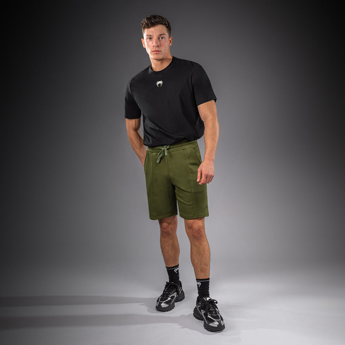Short en Coton Venum Classic Fleece – Kaki - product-type_Shorts en Coton