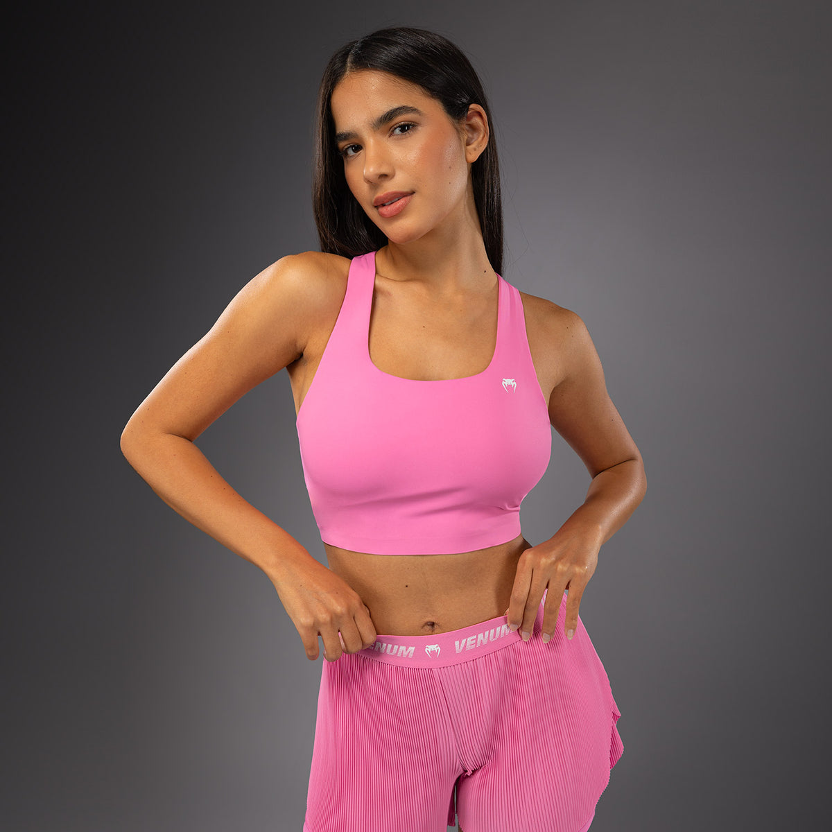 Brassière de Sport pour Femmes Venum Essential X - Rose Bonbon - product-type_Brassières de sport