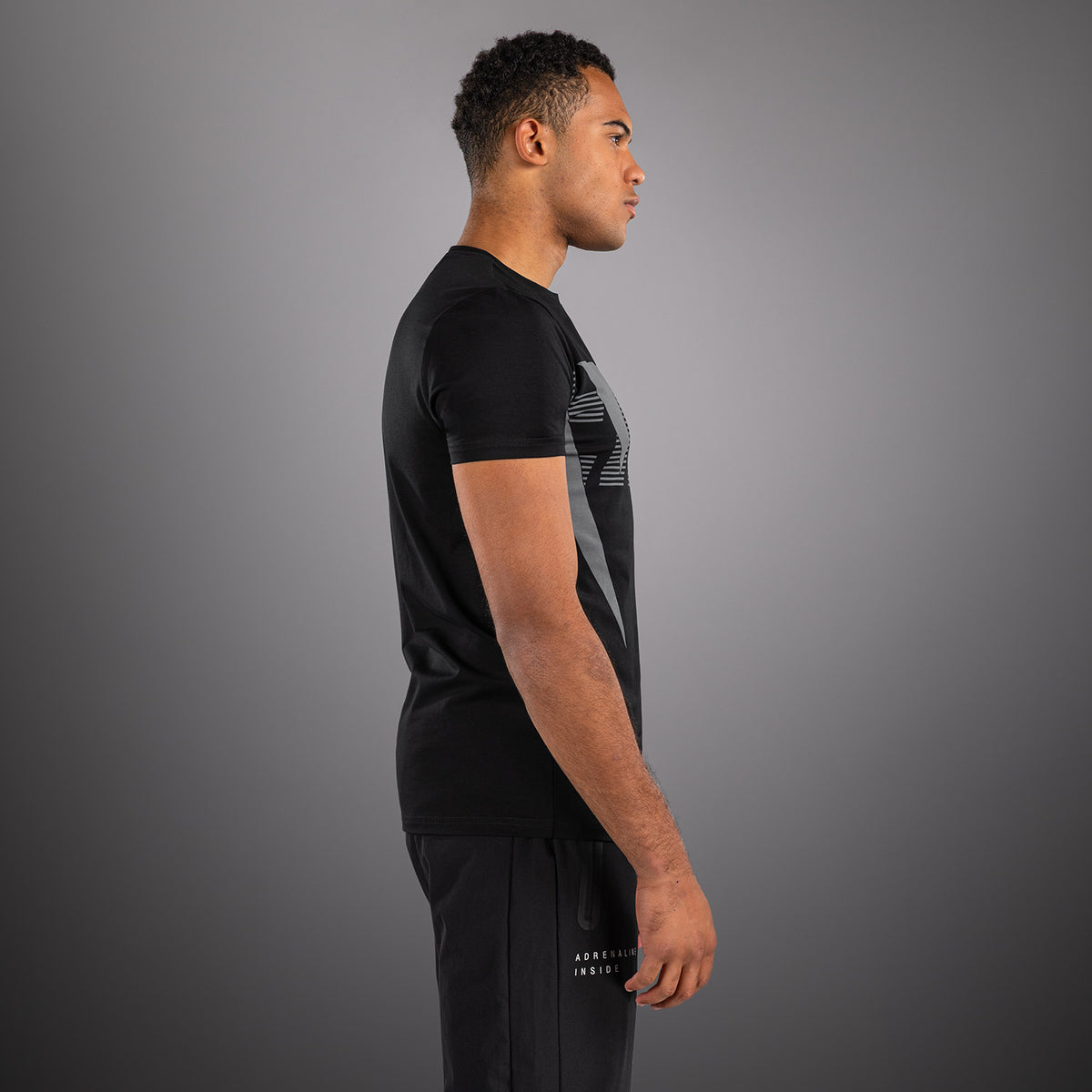 T-shirt Venum Adrenaline – Noir/Gris Argenté - product-type_T-Shirts