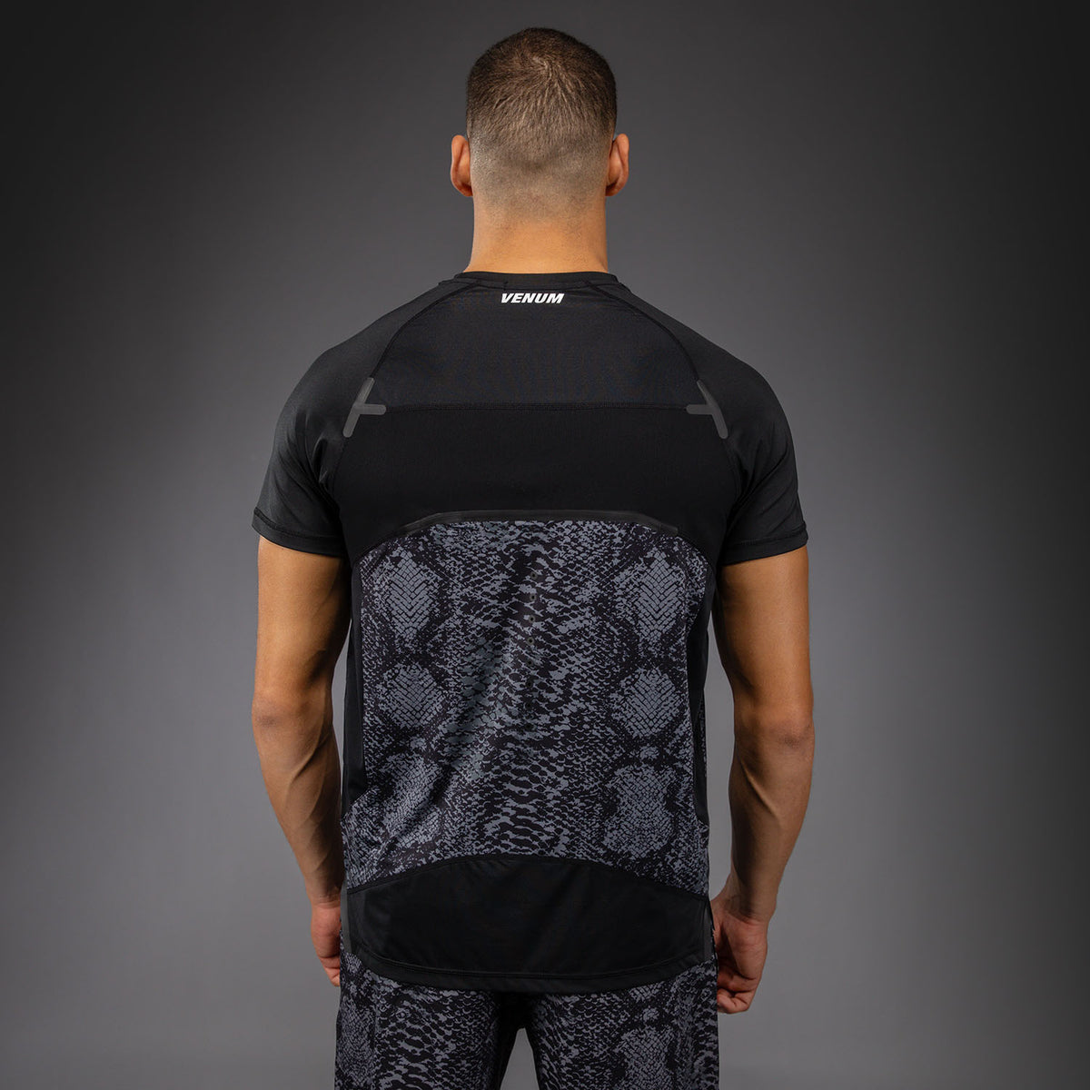T-shirt Dry Tech Venum G-Fit Scales – Noir/Gris Charbon - product-type_T-Shirts Dry Tech