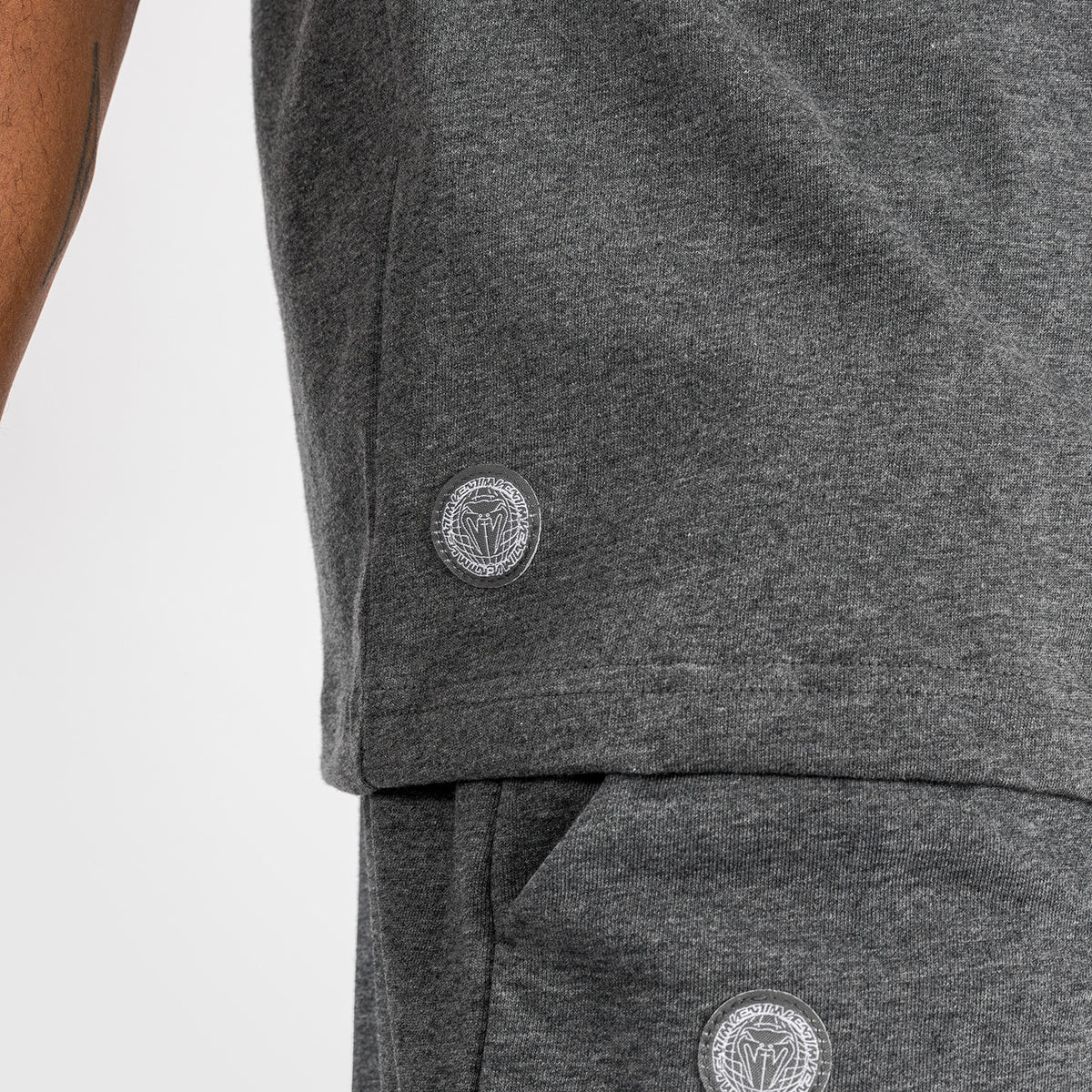 T-Shirt pour Hommes Venum Vortex XL - Gris Foncé Chiné - product-type_T-Shirts