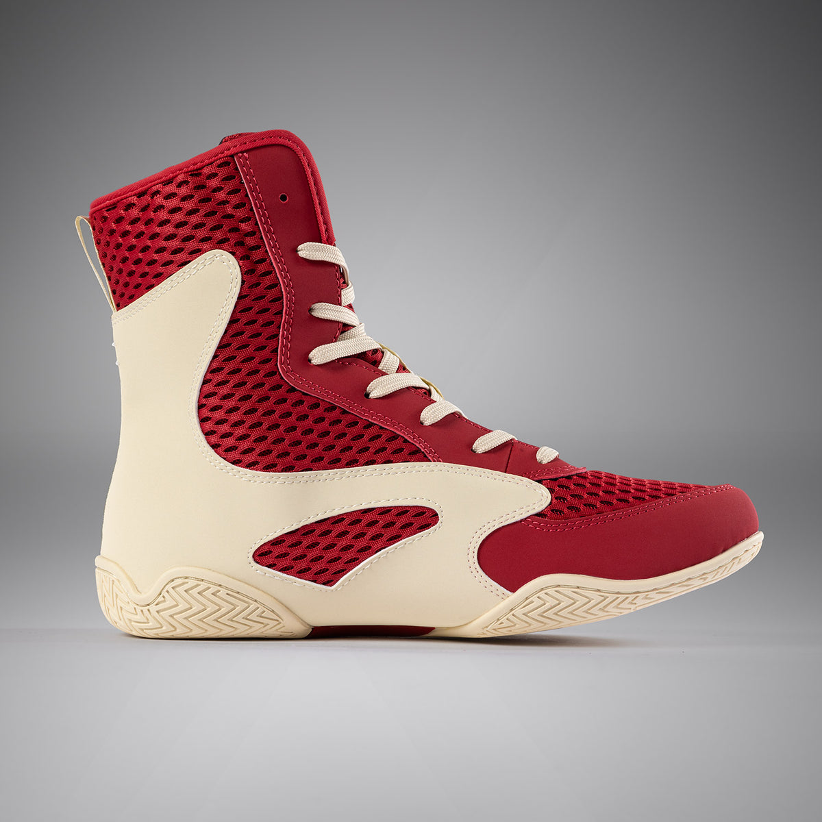 Chaussures de Boxe Venum Contender - Rouge Rubis/Ivoire - product-type_Chaussures de boxe