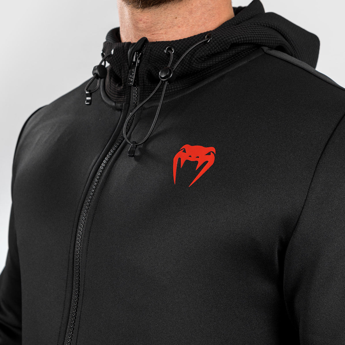 Sweatshirt zippé à capuche pour Hommes UFC Adrenaline by Venum Fight Week - Noir - product-type_Sweatshirts