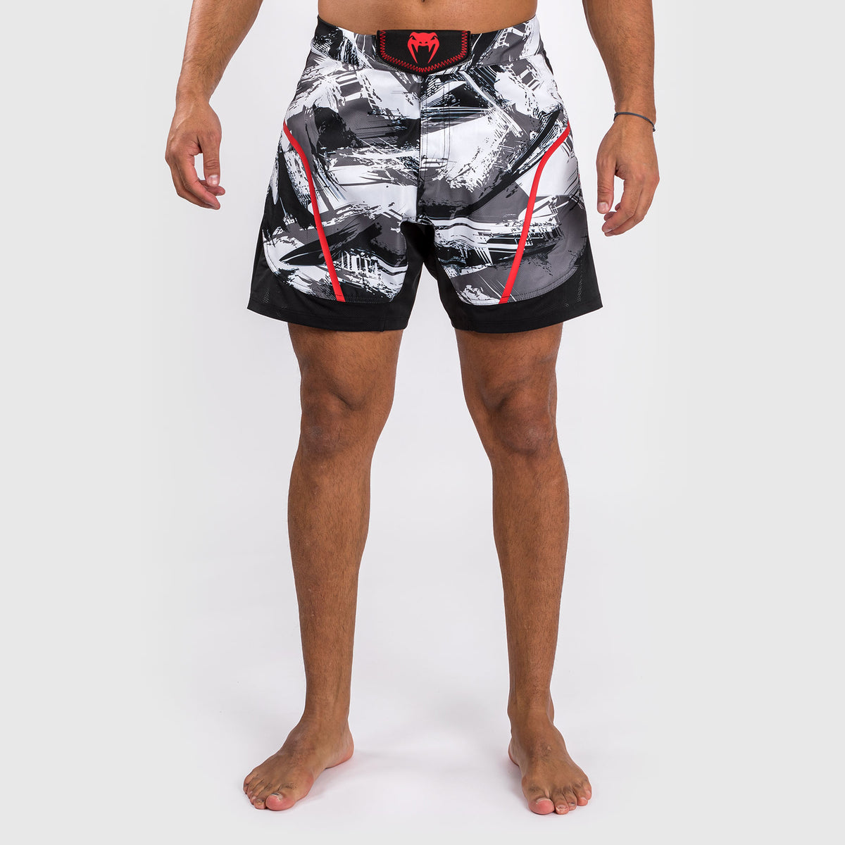 Short de combat Venum Electron 3.0 - Gris/Rouge - product-type_Shorts de MMA