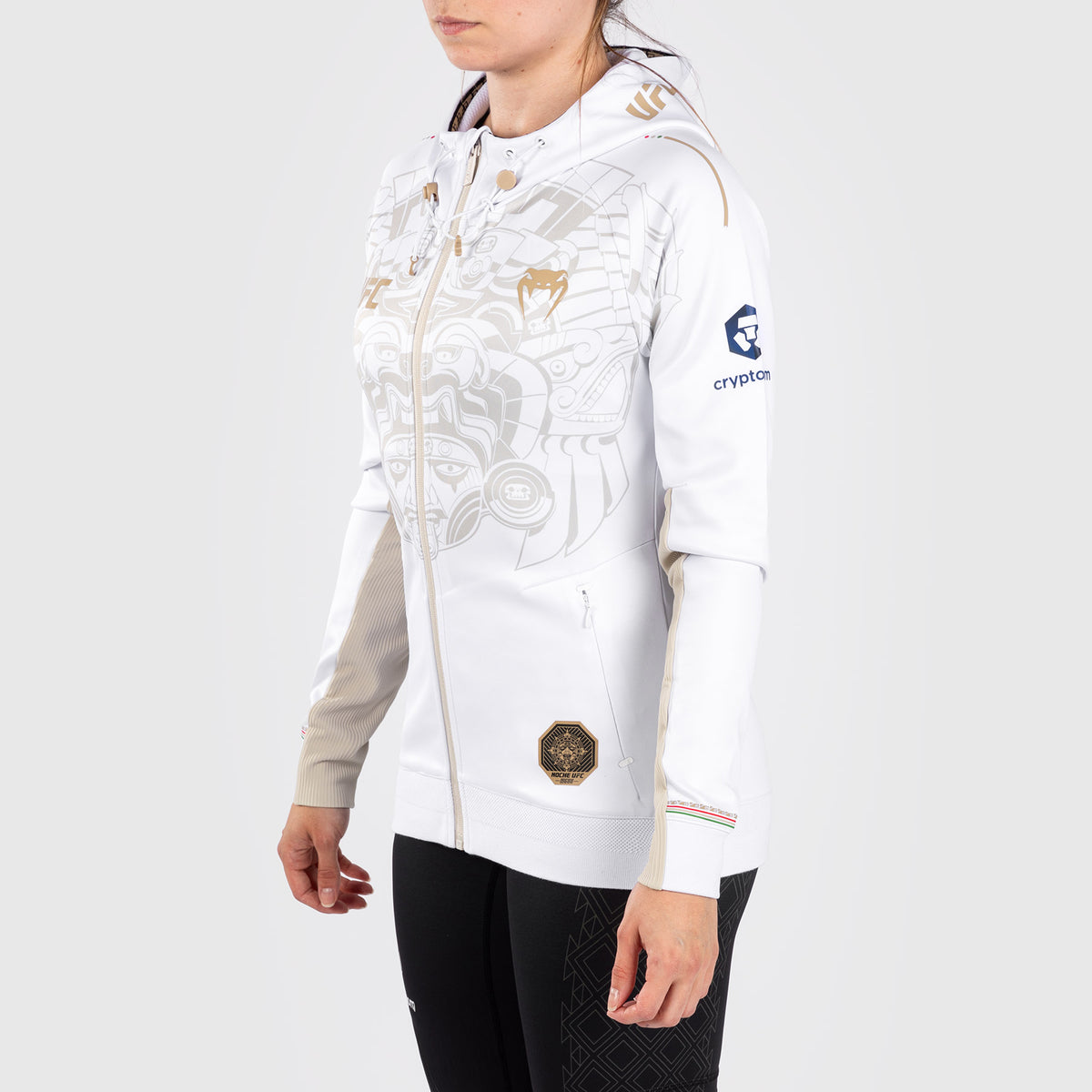 Noche UFC by Venum Authentic Fight Night Sweat à capuche pour femme - Blanc - product-type_Vestes
