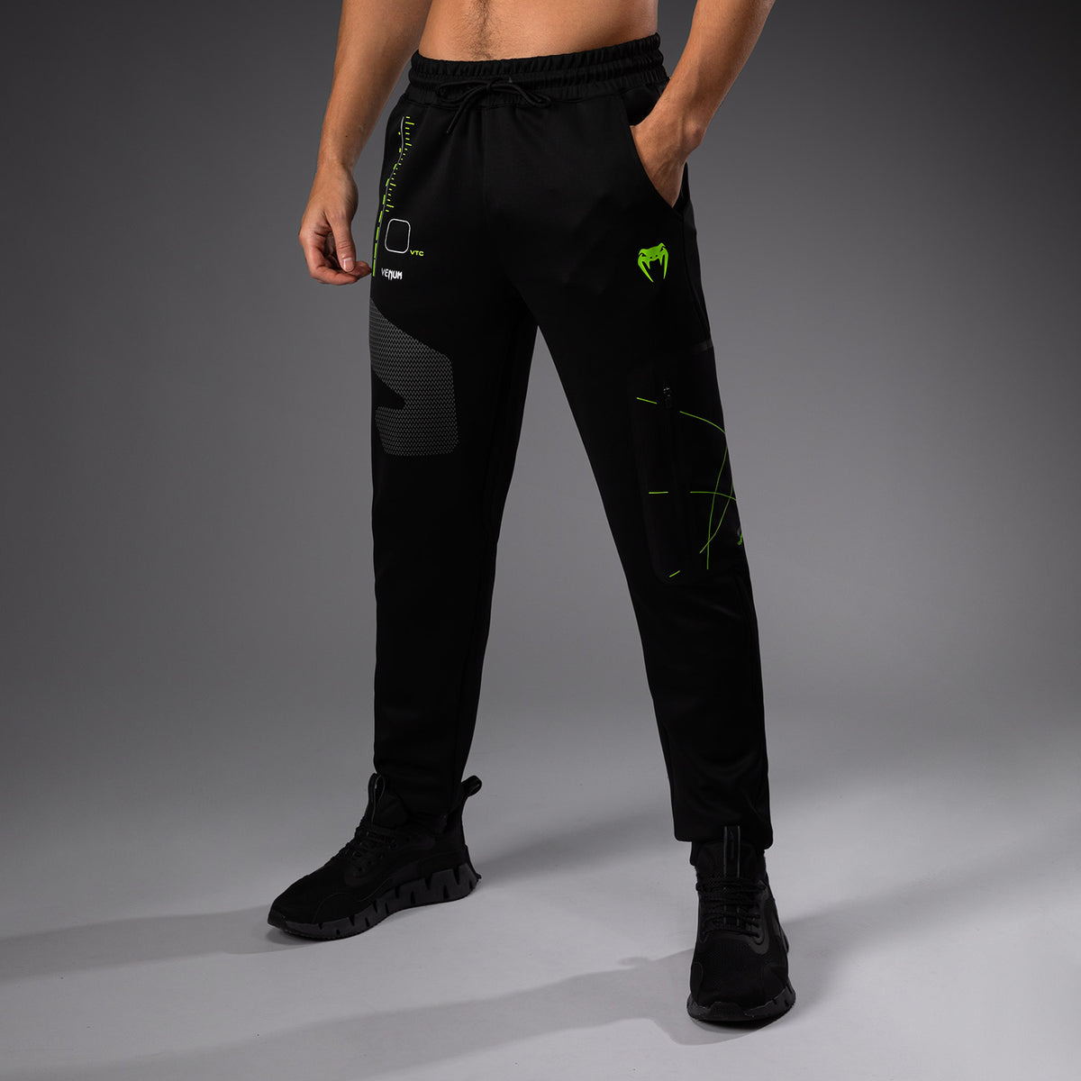 Jogging Venum Training Camp 4.0 - Noir/Vert Fluo - product-type_Pantalons de jogging