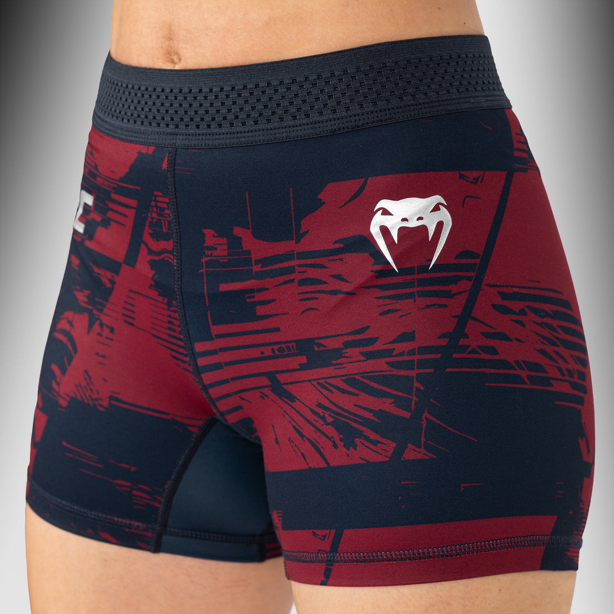 Short de compression Performance Femme UFC Zenith by Venum Authentic Fight Week - Bleu marine/Bordeaux/Argent - product-type_Shorts de compression