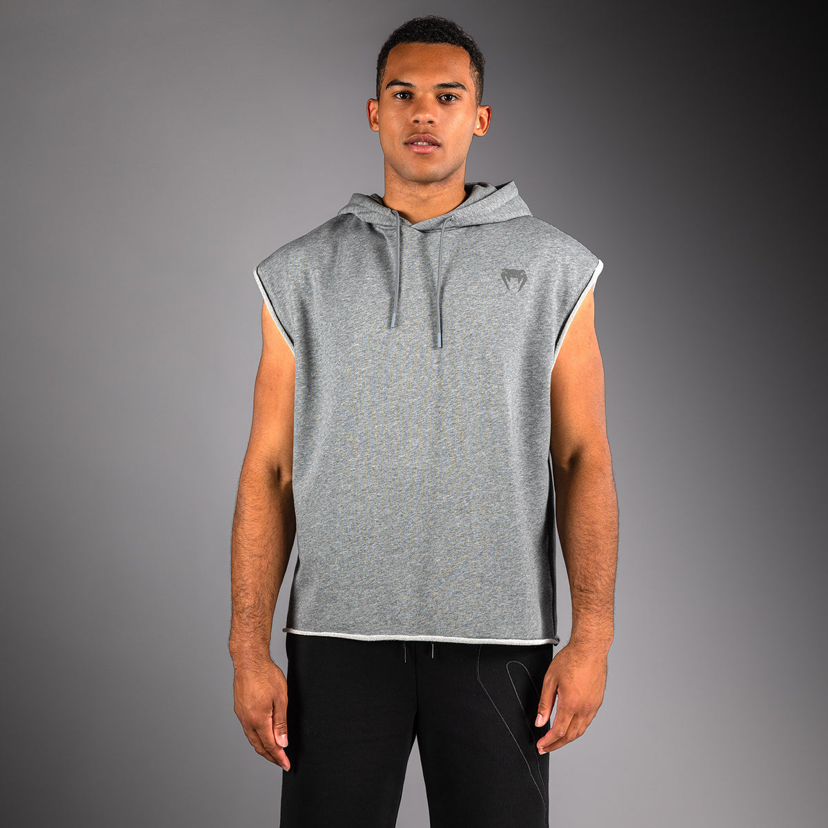 Sweat à Capuche Sans Manches Venum Divide - Gris Chiné - product-type_Sweatshirts