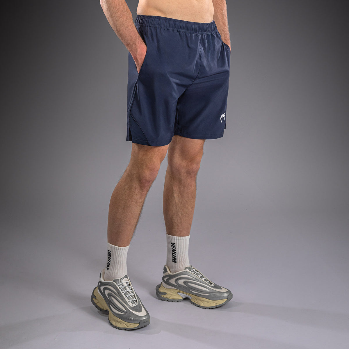 Short d'entraînement Venum Contender - Bleu marine/Blanc - product-type_Shorts de training