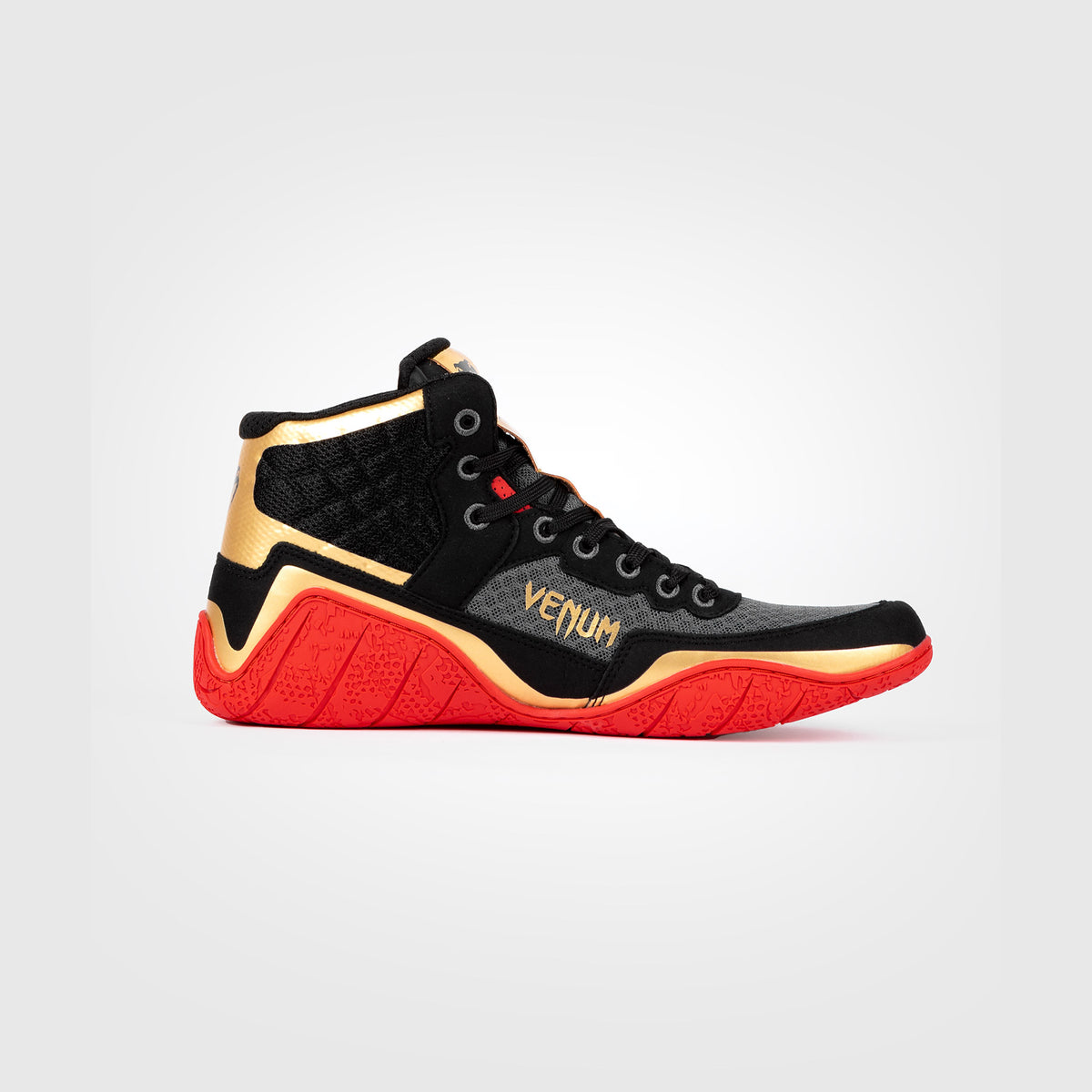 Chaussures de lutte Venum Elite - Noir/Or/Rouge - product-type_chaussures de lutte