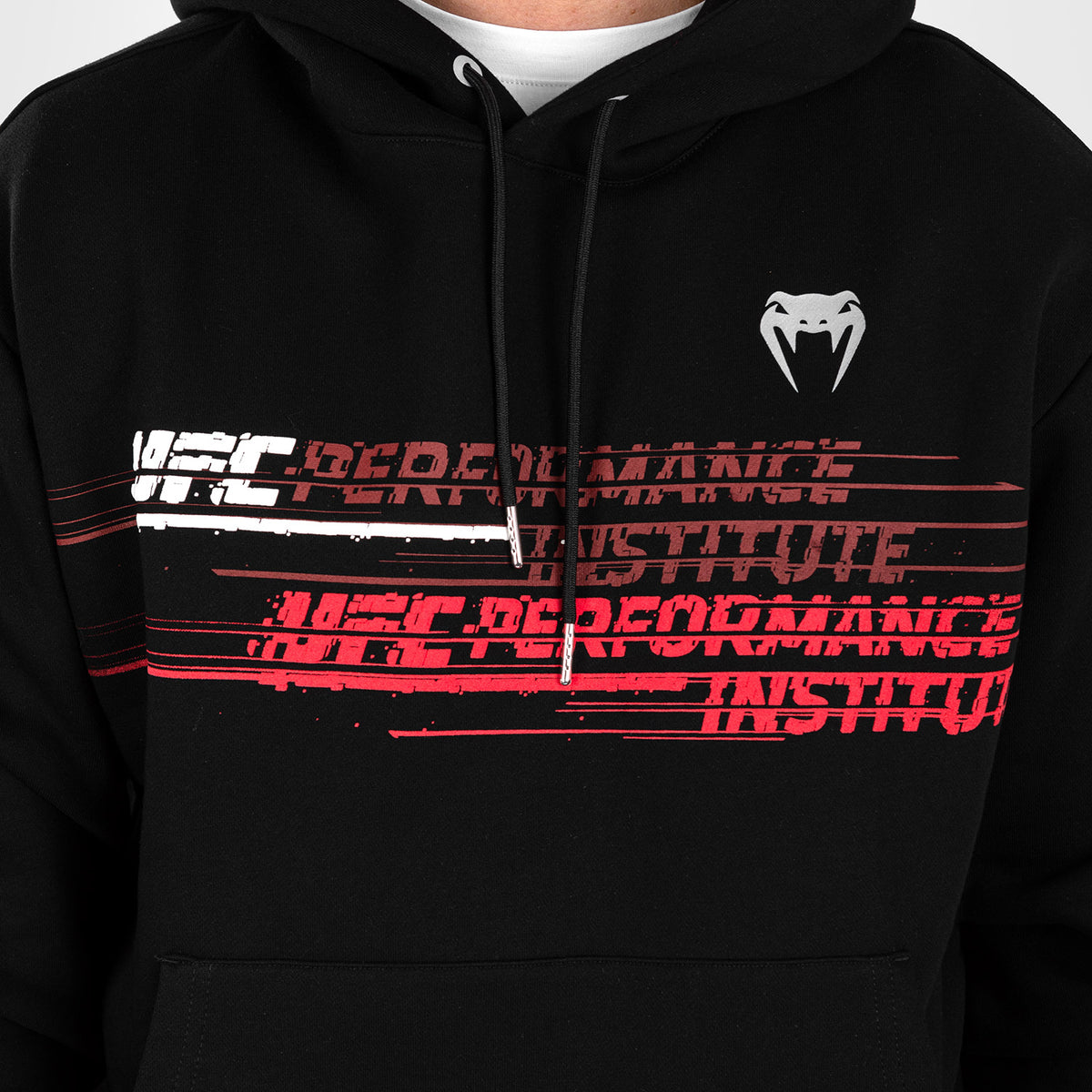 Sweatshirt à Capuche pour Hommes UFC Venum Performance Institute 2.0 - Noir/Rouge - product-type_Sweatshirts