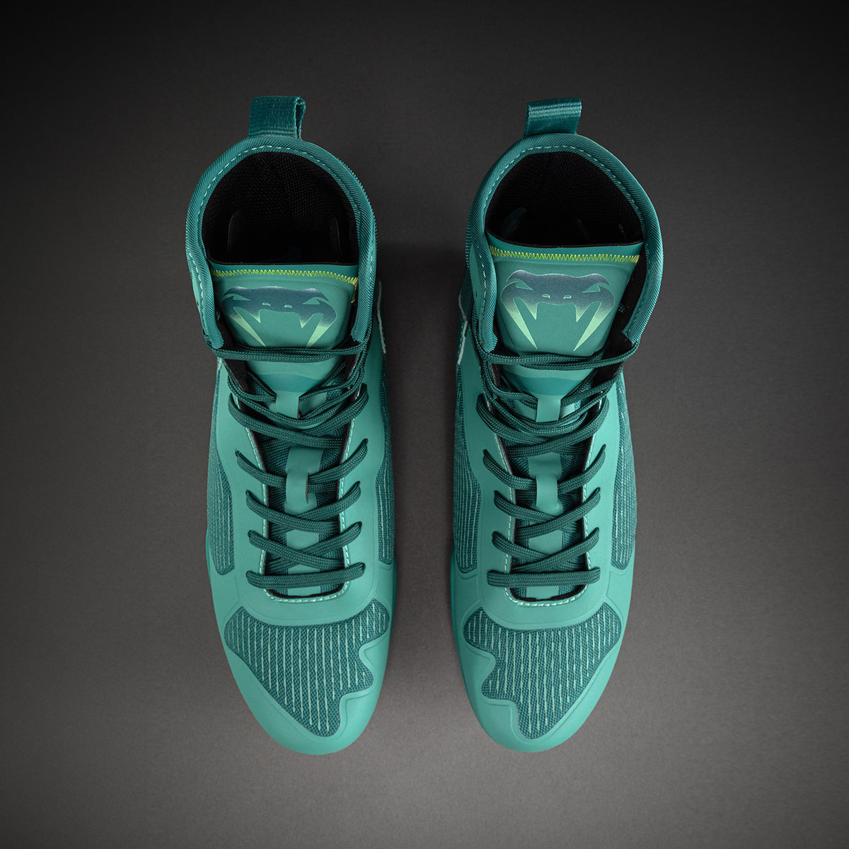 Chaussures de Boxe Venum Elite Neo – Vert/Jaune Néon - product-type_Chaussures de boxe