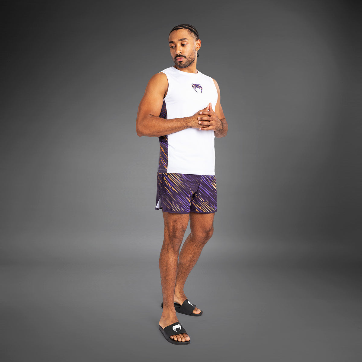 Débardeur pour Hommes Venum Rapid - Blanc/Violet Foncé - product-type_Débardeurs