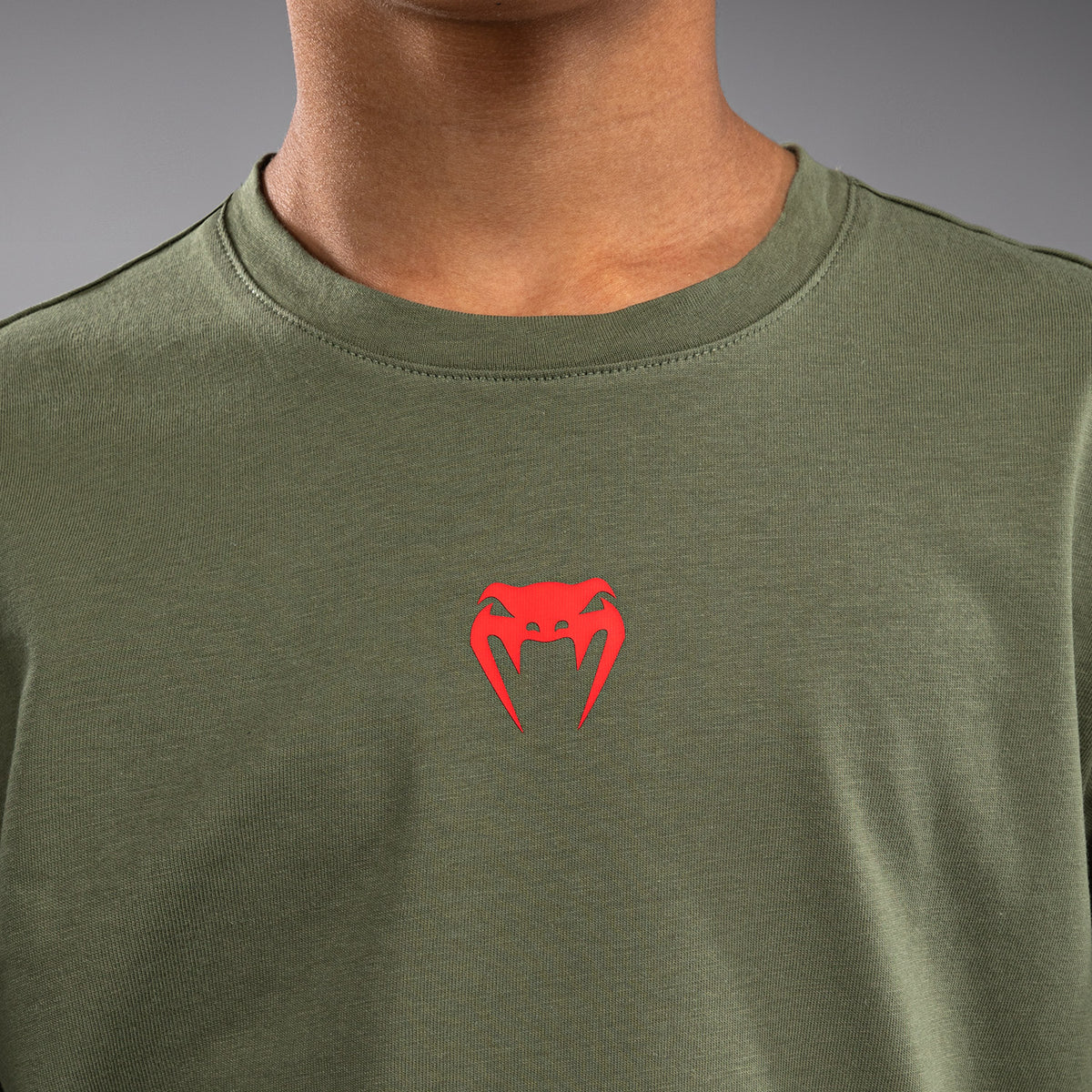 T-shirt pour Enfants Venum Contender - Vert militaire/Orange - product-type_T-Shirts