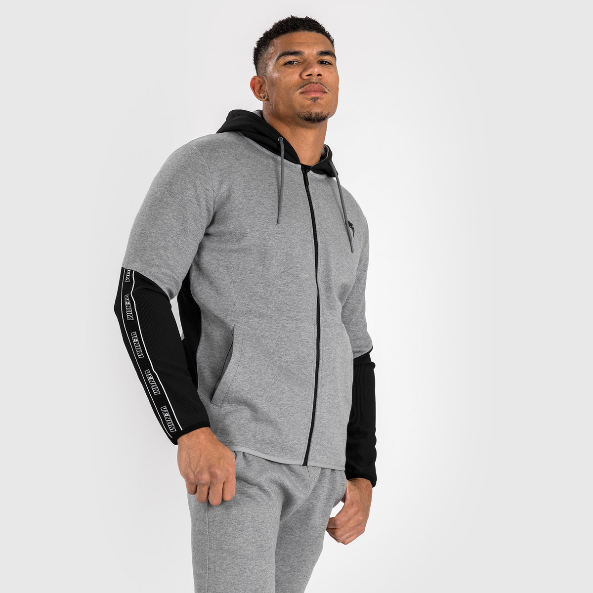 Sweat à capuche pour Hommes Venum Contender 4.0 - Gris chiné/Noir - product-type_Vestes