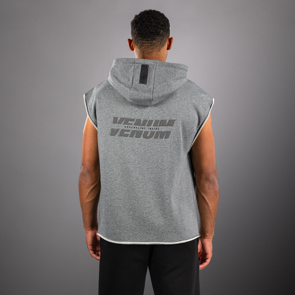 Sweat à Capuche Sans Manches Venum Divide - Gris Chiné - product-type_Sweatshirts