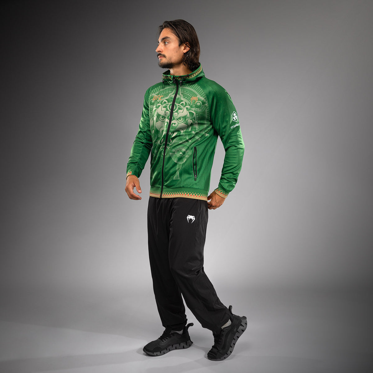 Sweat à Capuche UFC Noche 2.0 by Venum Authentic Fight Night - Vert - product-type_Vestes