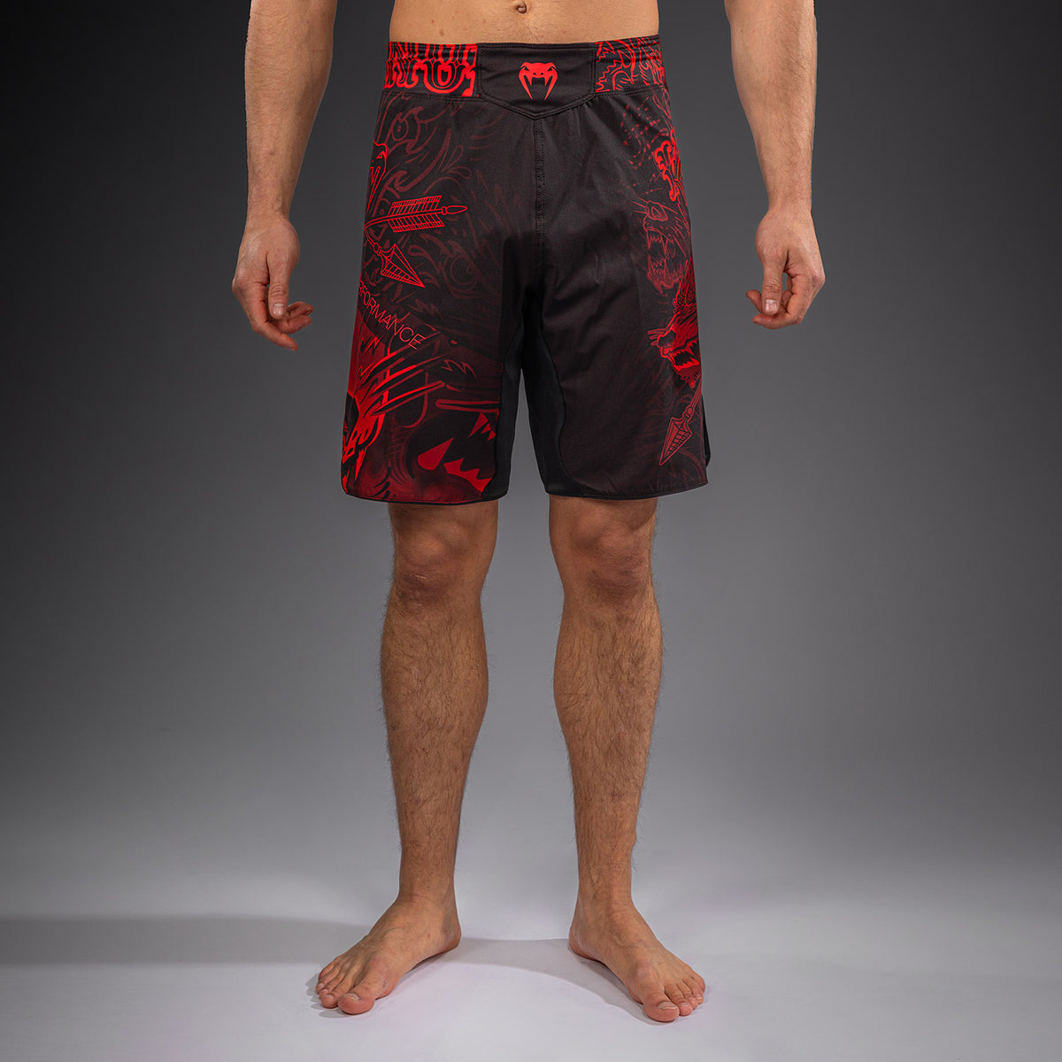 Short de Combat Venum Wolf Atak – Noir/Rouge - product-type_Shorts de MMA