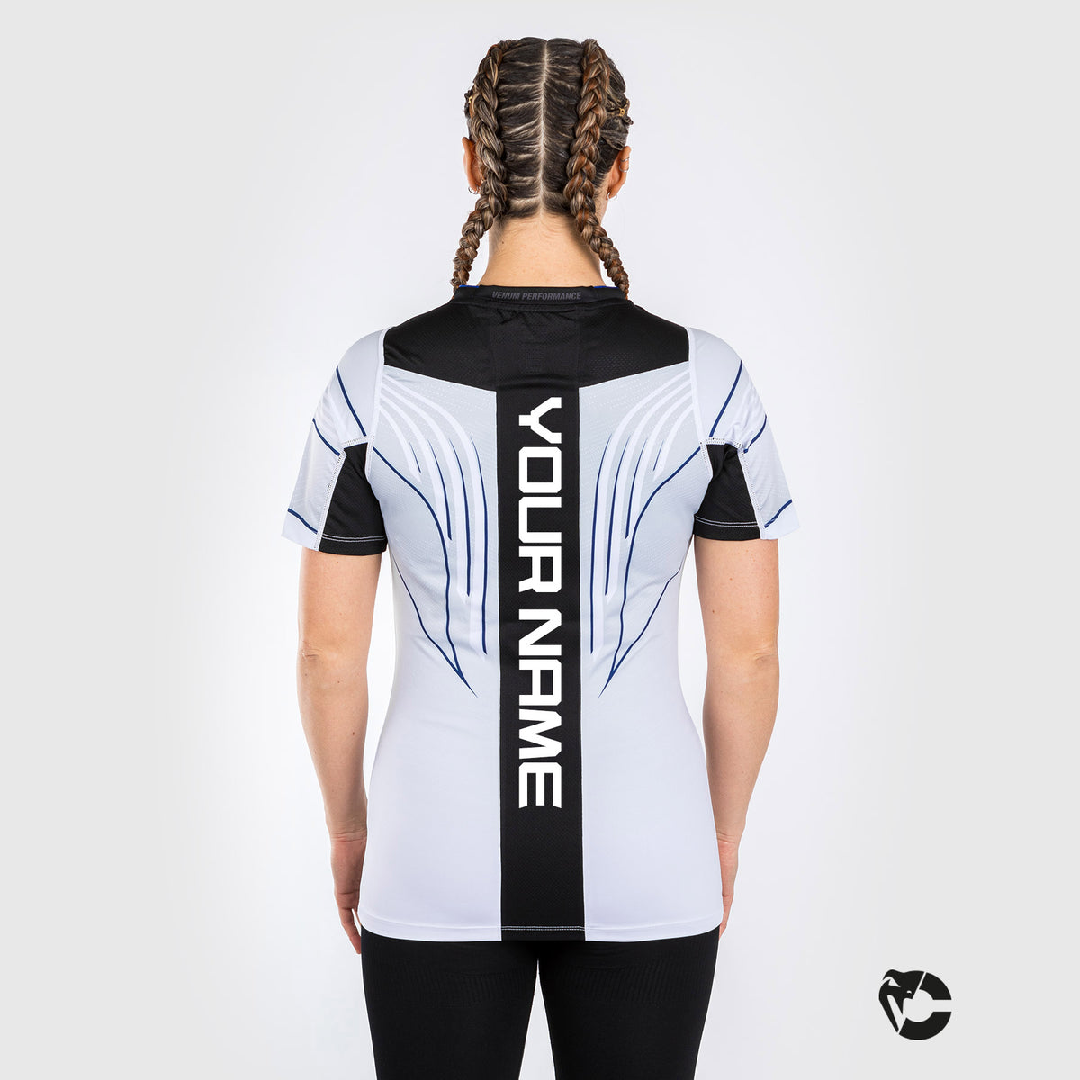 T-shirt Technique Femme Personnalisé UFC Venum Authentic Fight Night 2.0 - Midnight Edition - Ice - product-type_T-Shirts Dry Tech