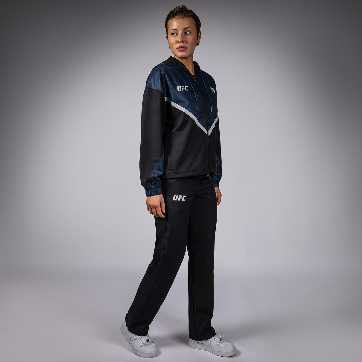 Veste à Capuche Zippé pour Femmes UFC Fusion by Venum Fight Week - Bleu Océanique - product-type_Vestes