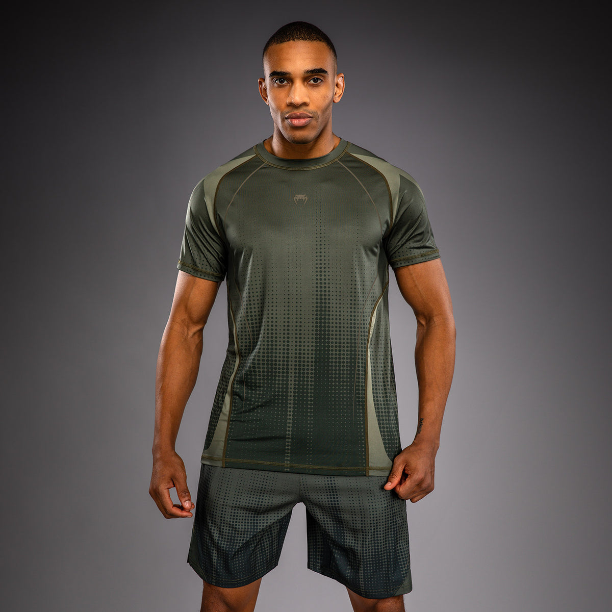 T-shirt Dry Tech Venum Stealth – Kaki/Vert Foncé - product-type_T-Shirts Dry Tech