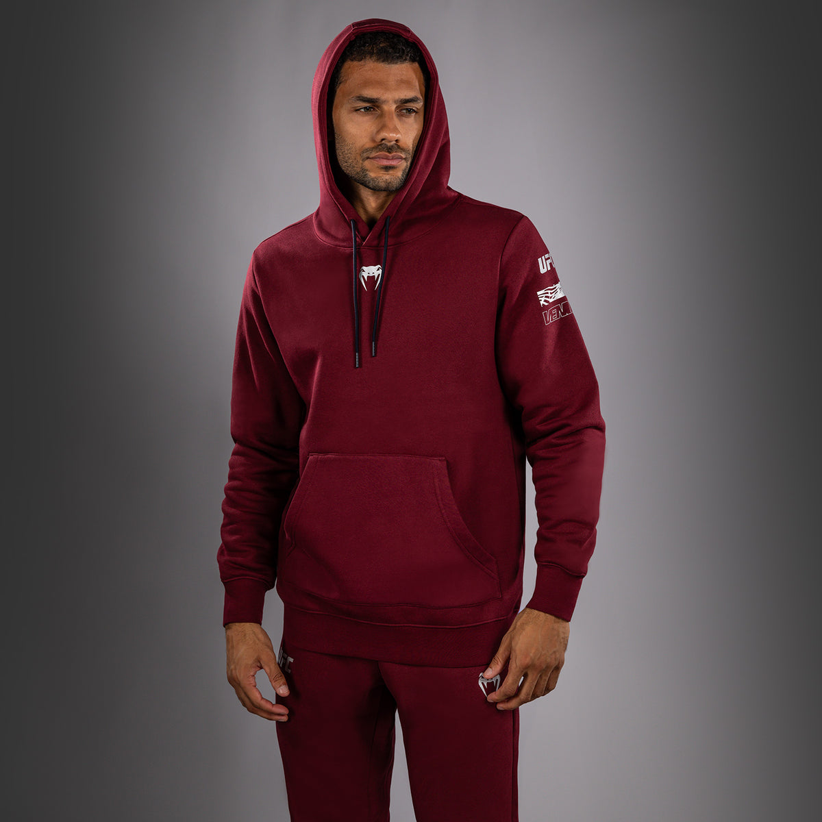 Sweat à capuche Homme UFC Zenith by Venum Authentic Fight Week - Bordeaux - product-type_Sweatshirts