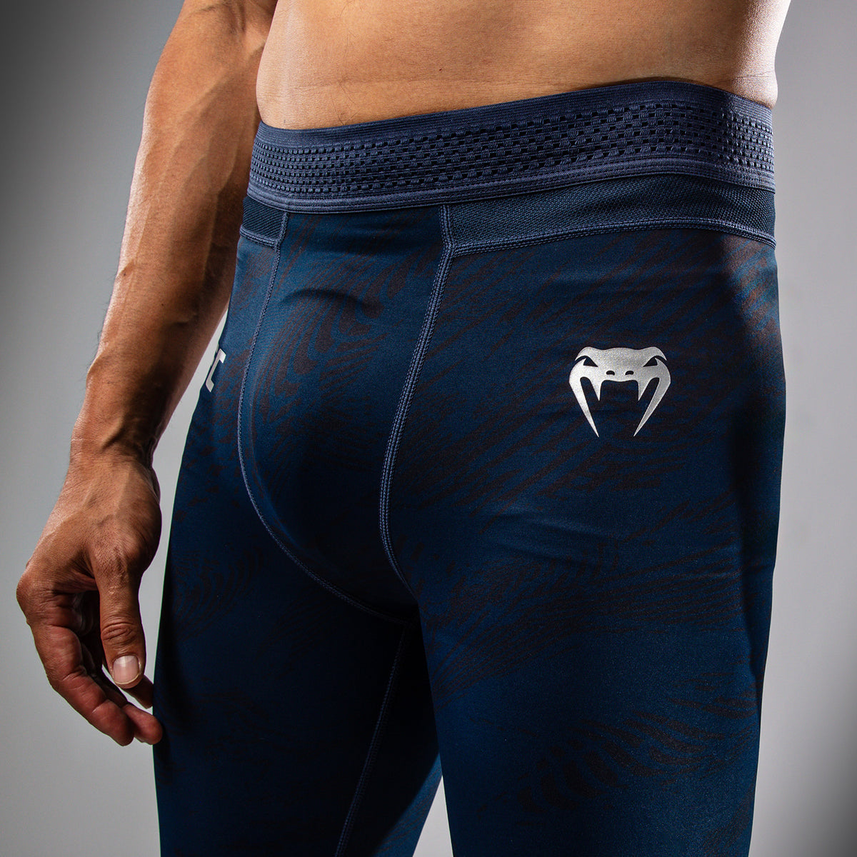 Leggings Performance pour Hommes UFC Fusion by Venum Fight Week - Bleu Océanique - product-type_Pantalons de Compression