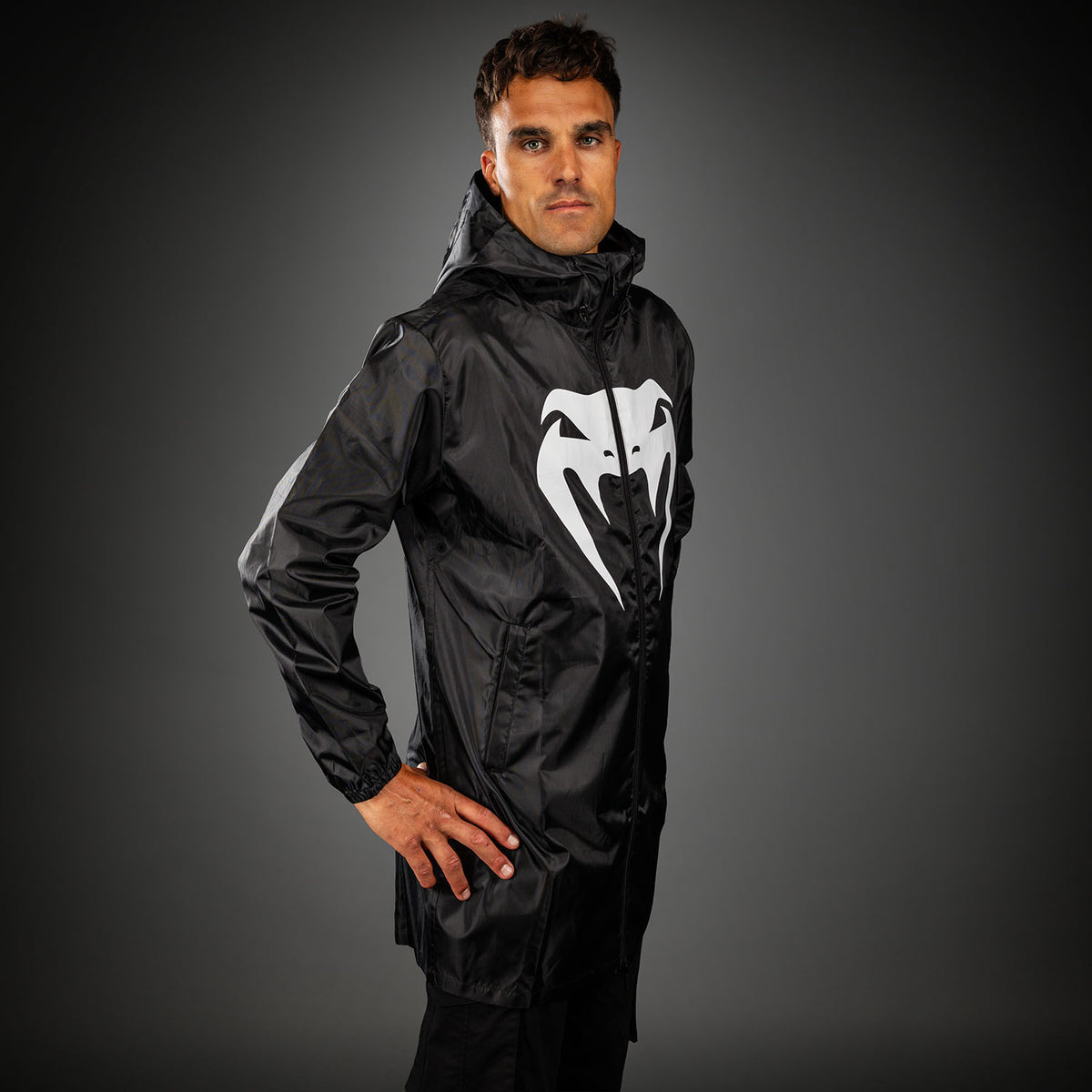 Veste de pluie longue Venum MX Basics - Noir/Blanc - product-type_Vestes